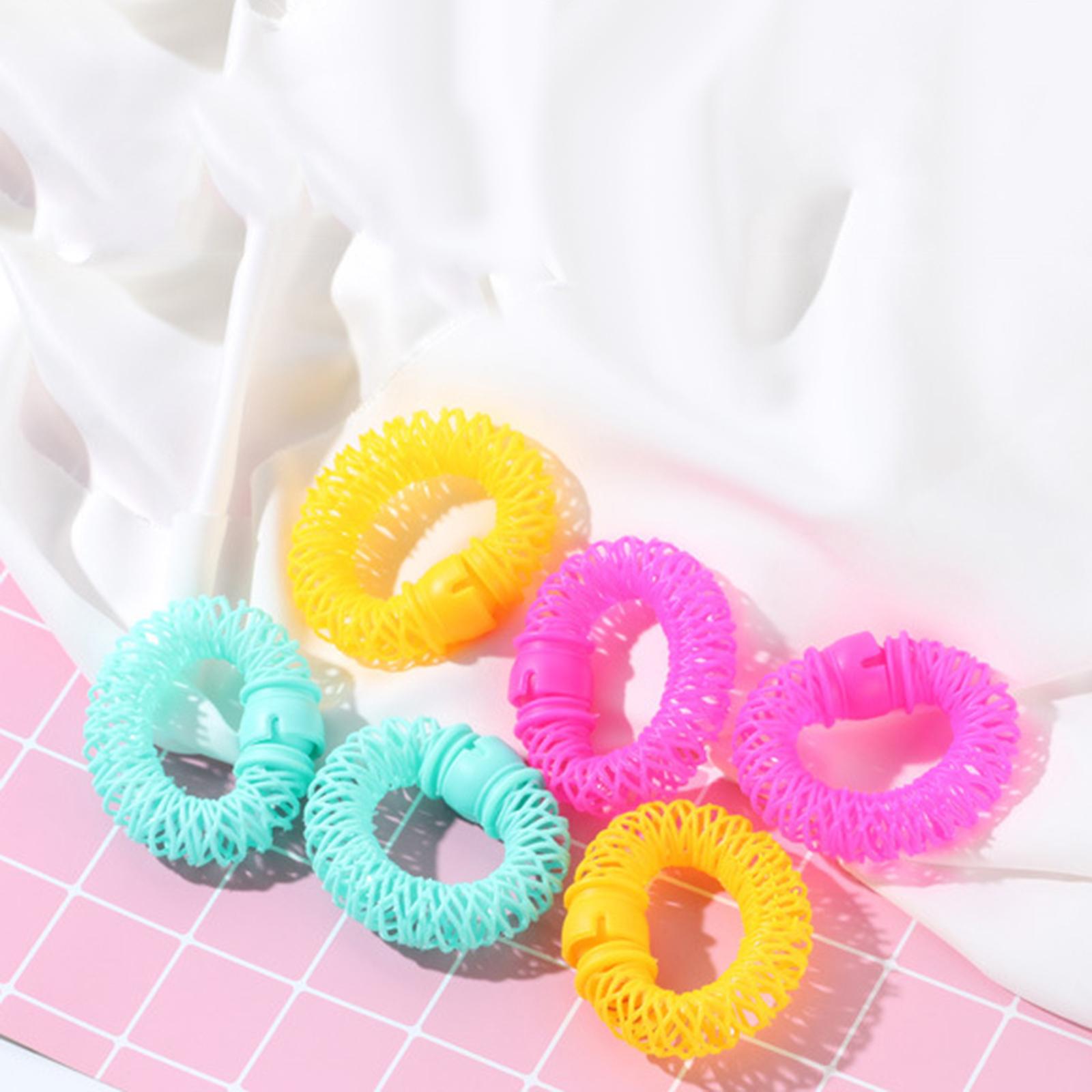 Headband Scrunchies Hair Roller Heatless Hair Curler for DIY Styling Tools 6 Large