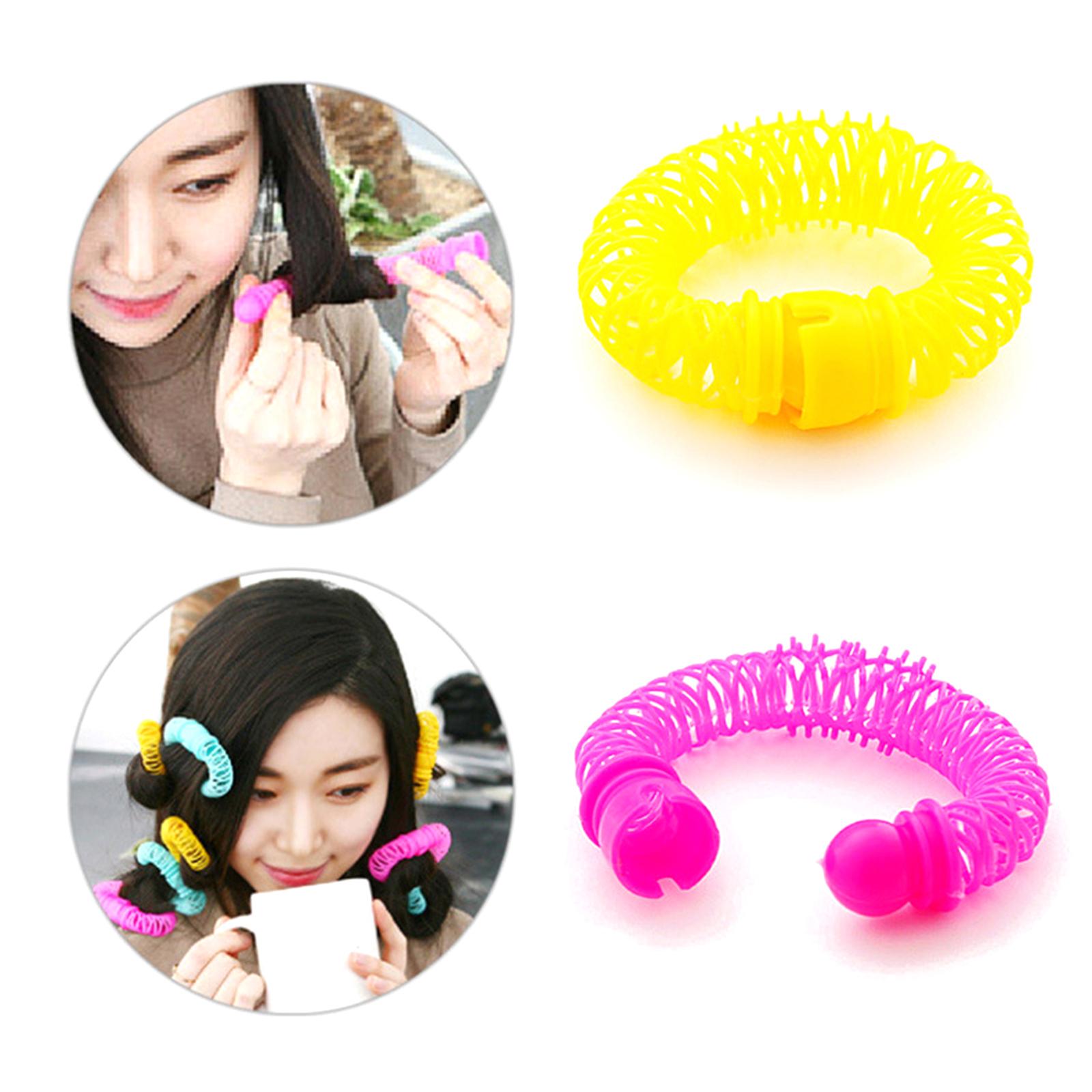 Headband Scrunchies Hair Roller Heatless Hair Curler for DIY Styling Tools 6 Large