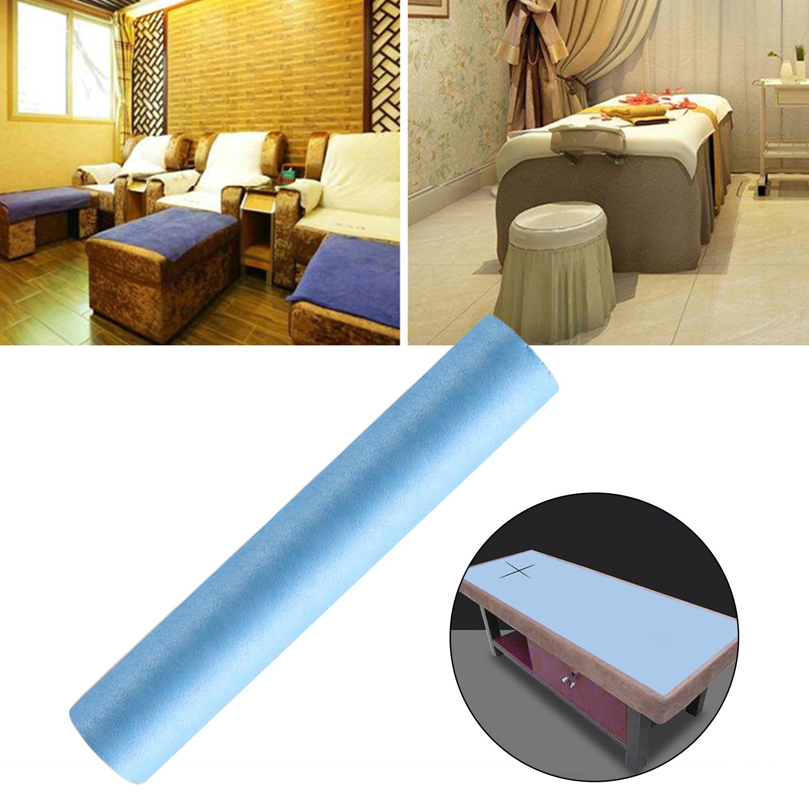 45Pcs/Roll Disposable Bed Sheet 80Cmx180cm for Beauty Salon SPA Stretcher Blue