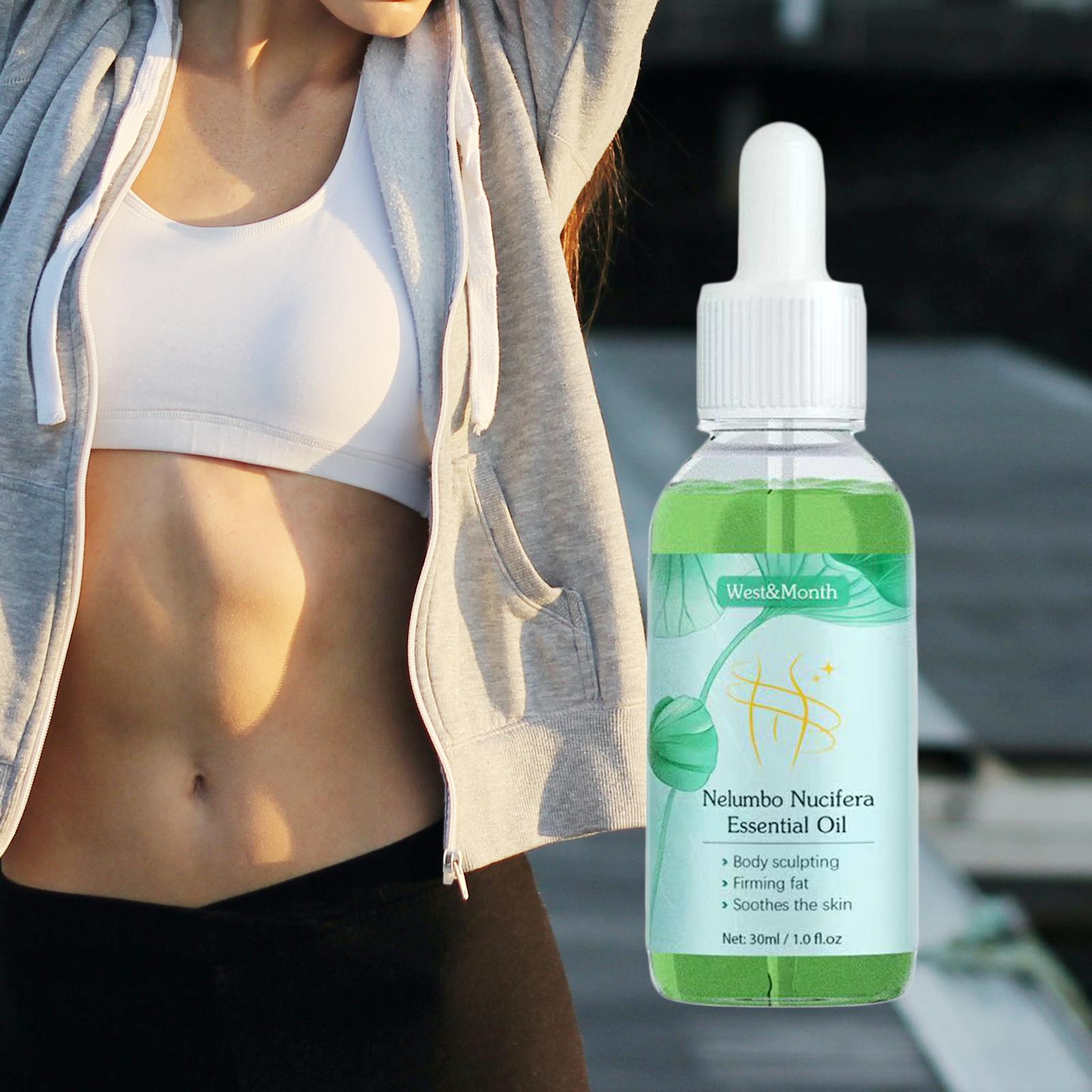 30ml Lotus Essential Oil Slimming Serum Body Care Fat Burning for Skin SPA