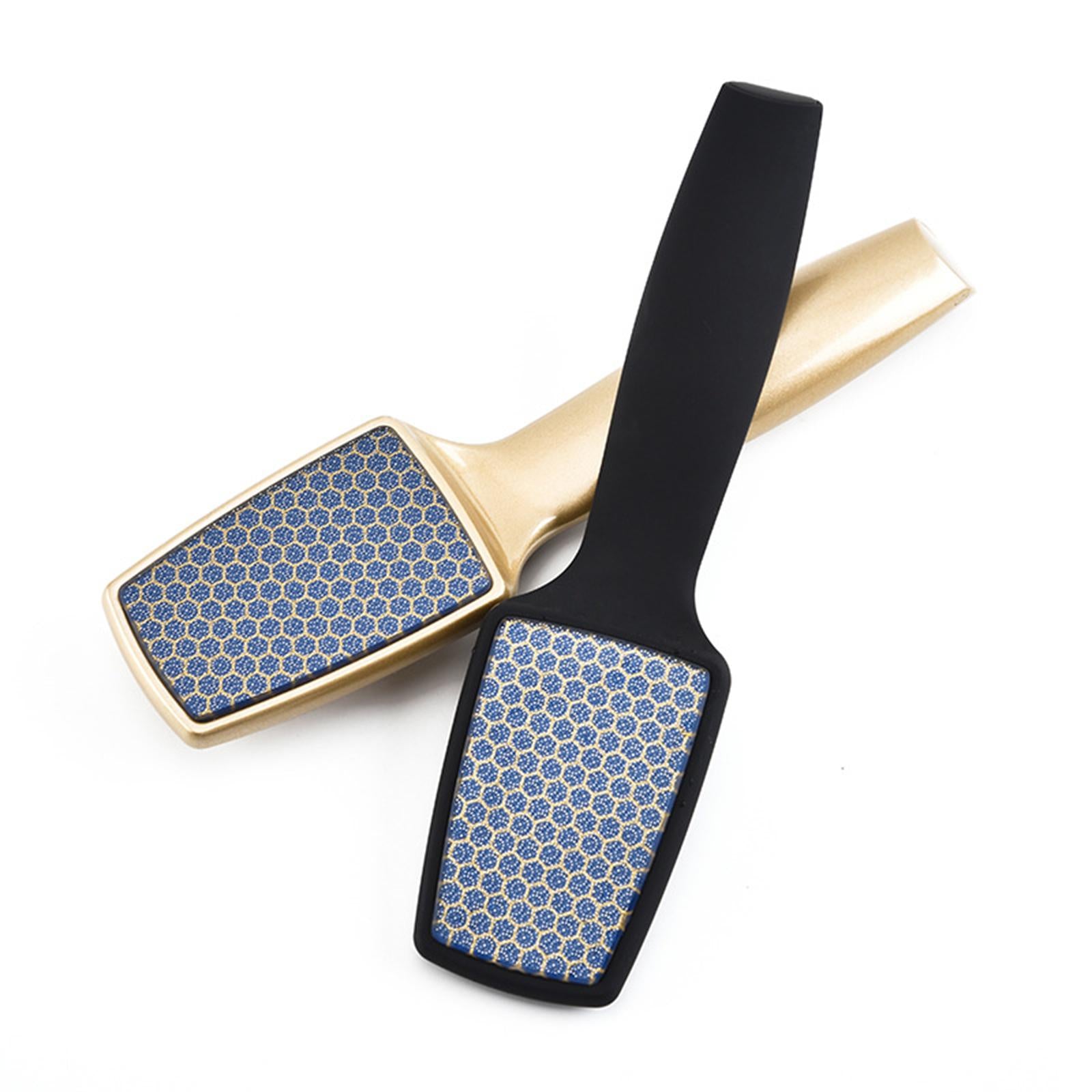 Manual Foot File Easy Clean Foot Scraper Nano Glass Portable for Women Black