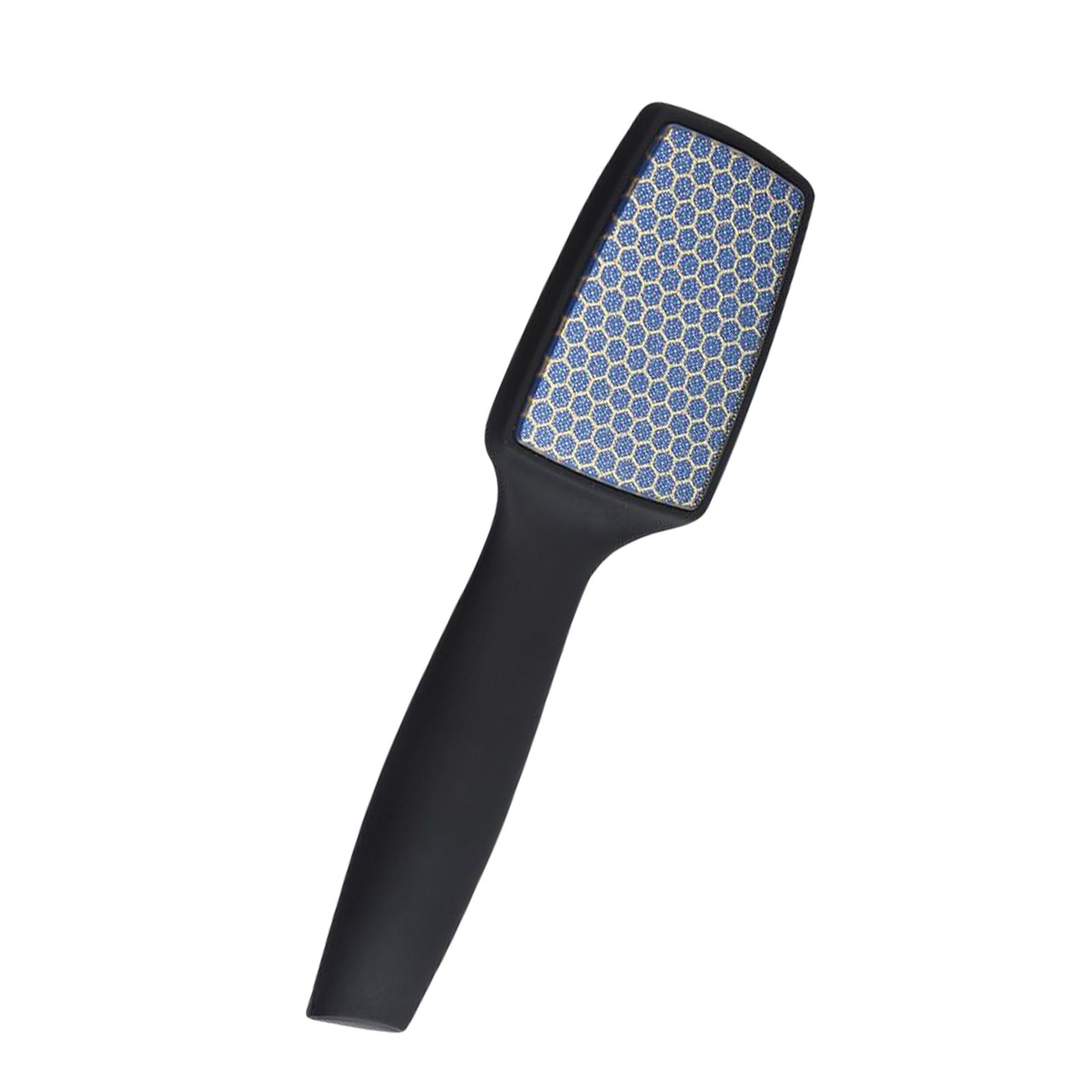 Manual Foot File Easy Clean Foot Scraper Nano Glass Portable for Women Black