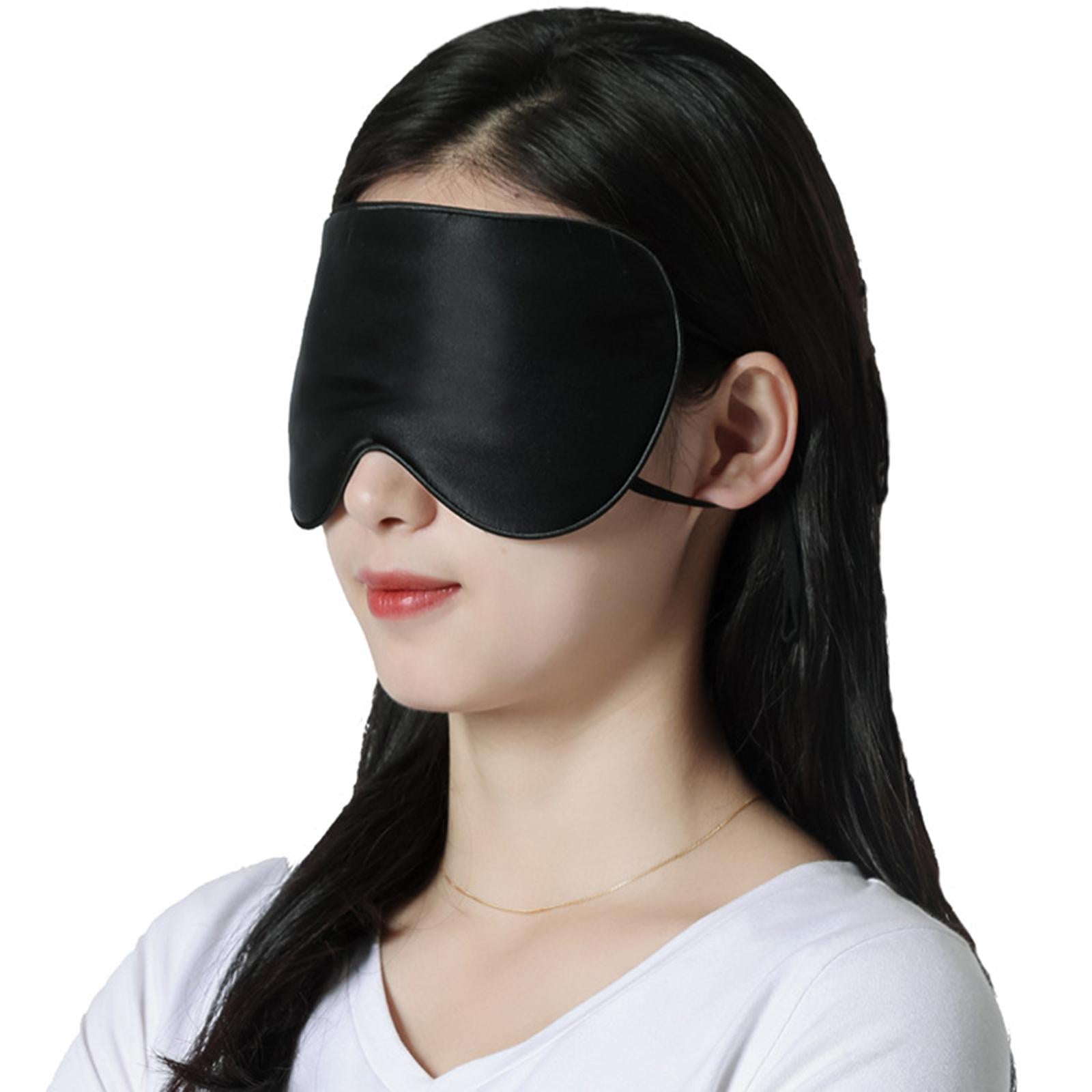 Sleeping Eye Mask Lightweight Sleeping Mask Portable for Travel Sleep Nap Black