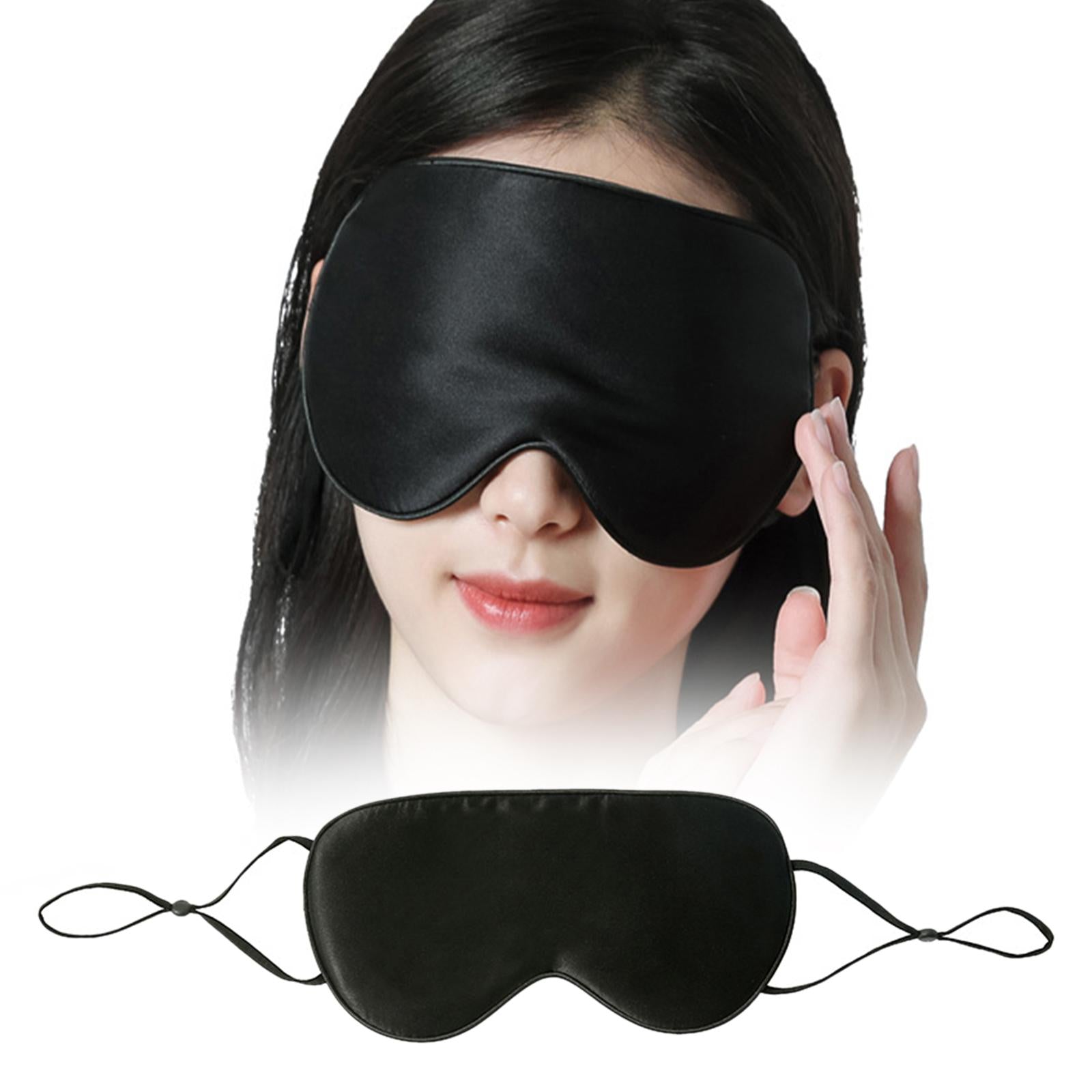 Sleeping Eye Mask Lightweight Sleeping Mask Portable for Travel Sleep Nap Black