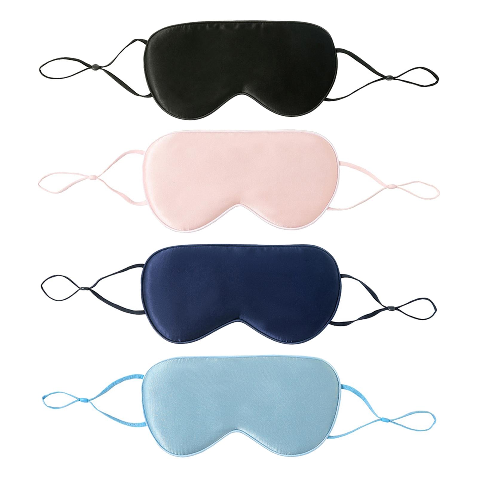 Sleeping Eye Mask Lightweight Sleeping Mask Portable for Travel Sleep Nap Black