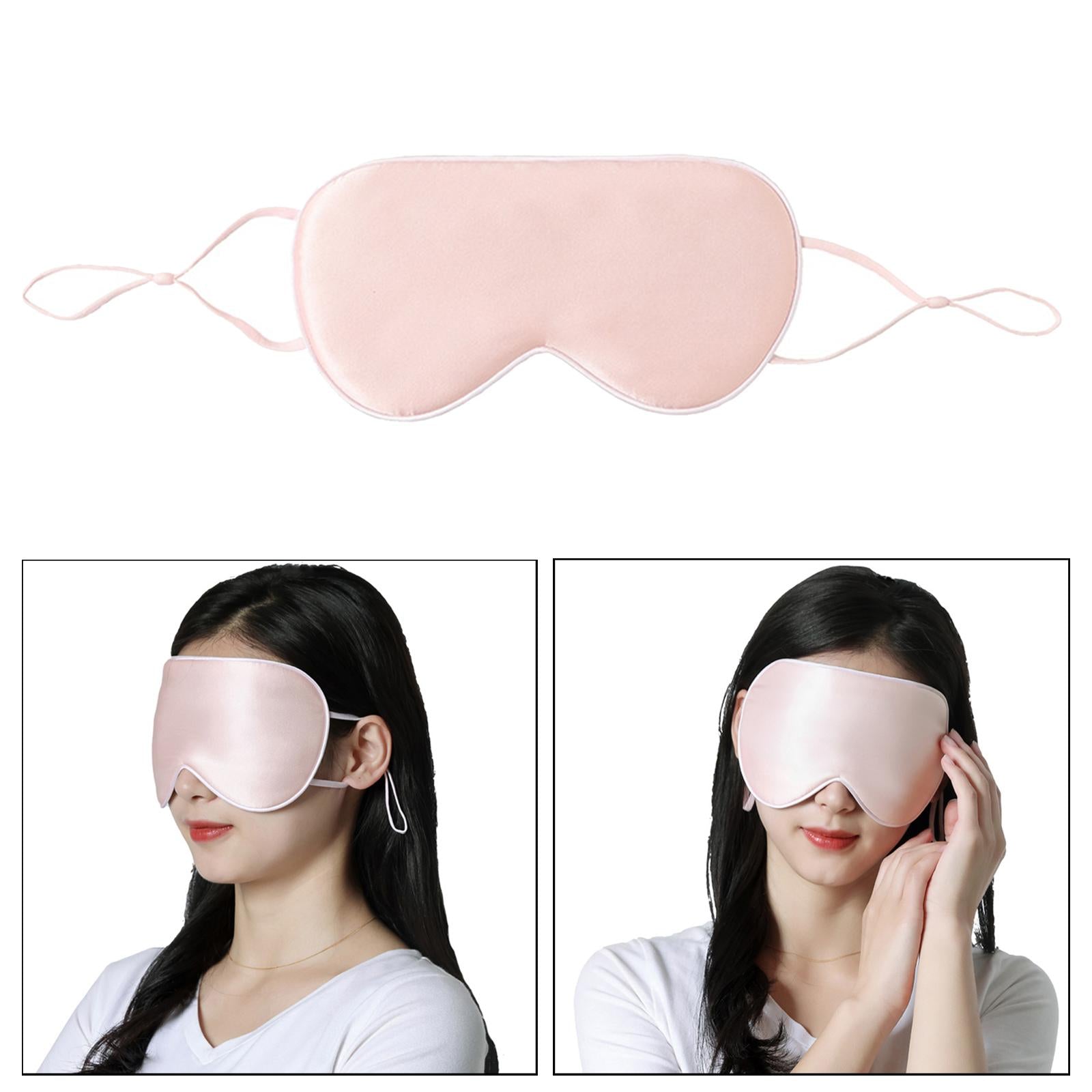 Sleeping Eye Mask Lightweight Sleeping Mask Portable for Travel Sleep Nap Pink