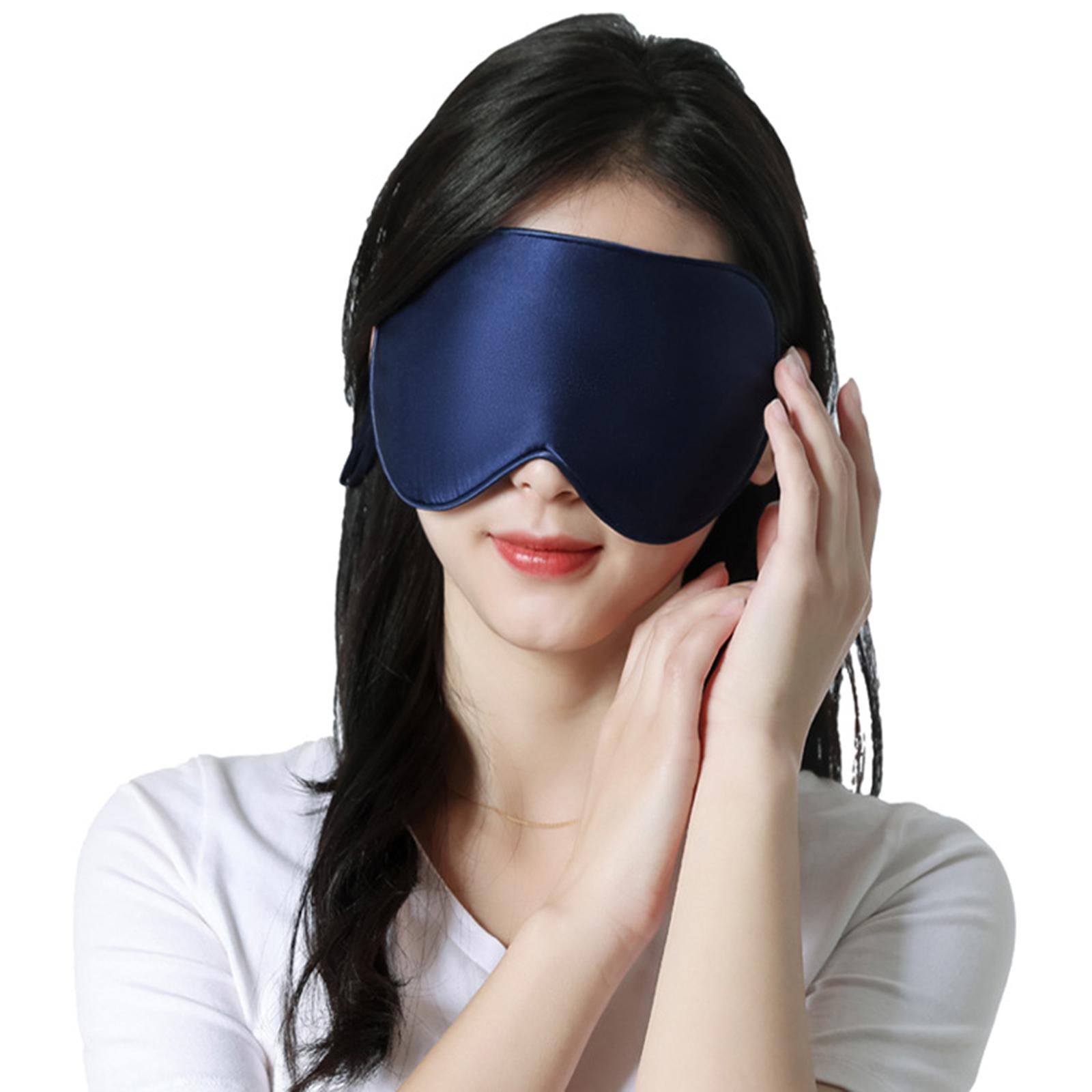Sleeping Eye Mask Lightweight Sleeping Mask Portable for Travel Sleep Nap Dark Blue