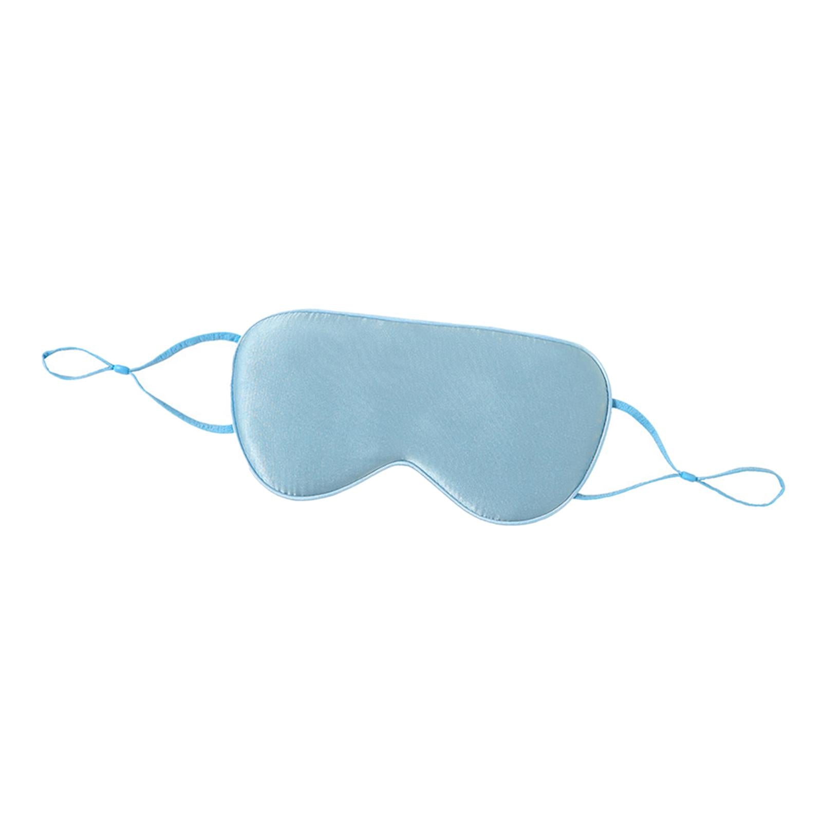 Sleeping Eye Mask Lightweight Sleeping Mask Portable for Travel Sleep Nap Light Blue