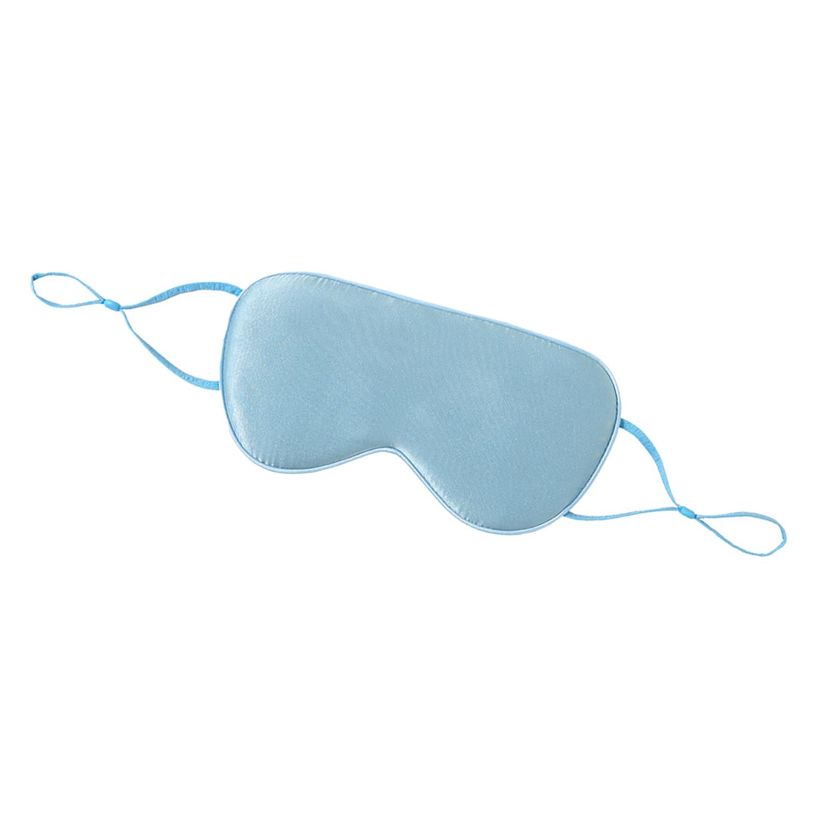 Sleeping Eye Mask Lightweight Sleeping Mask Portable for Travel Sleep Nap Light Blue