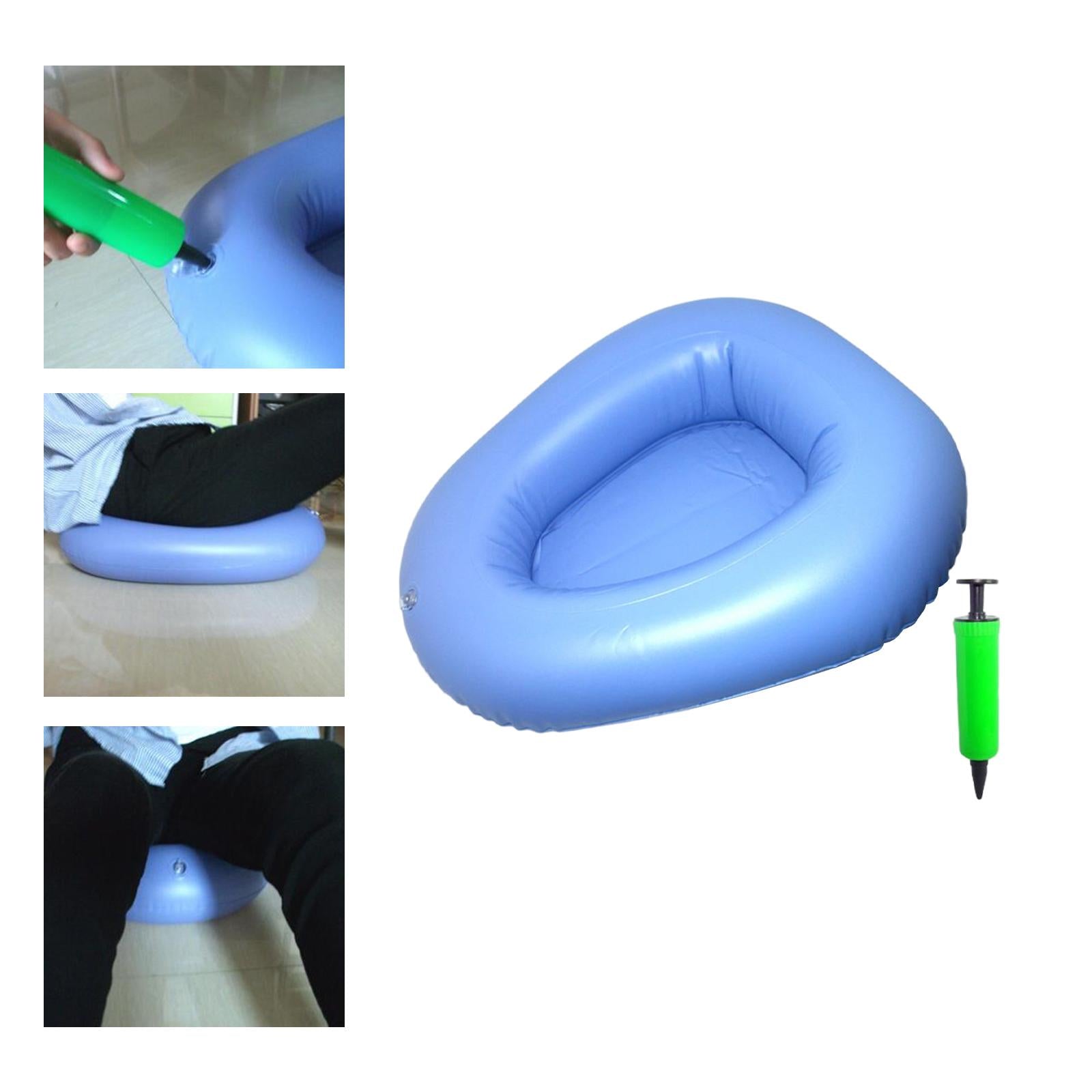 Inflatable Bedpan Portable Urinal Potty for Bathroom Incontinence Elderly