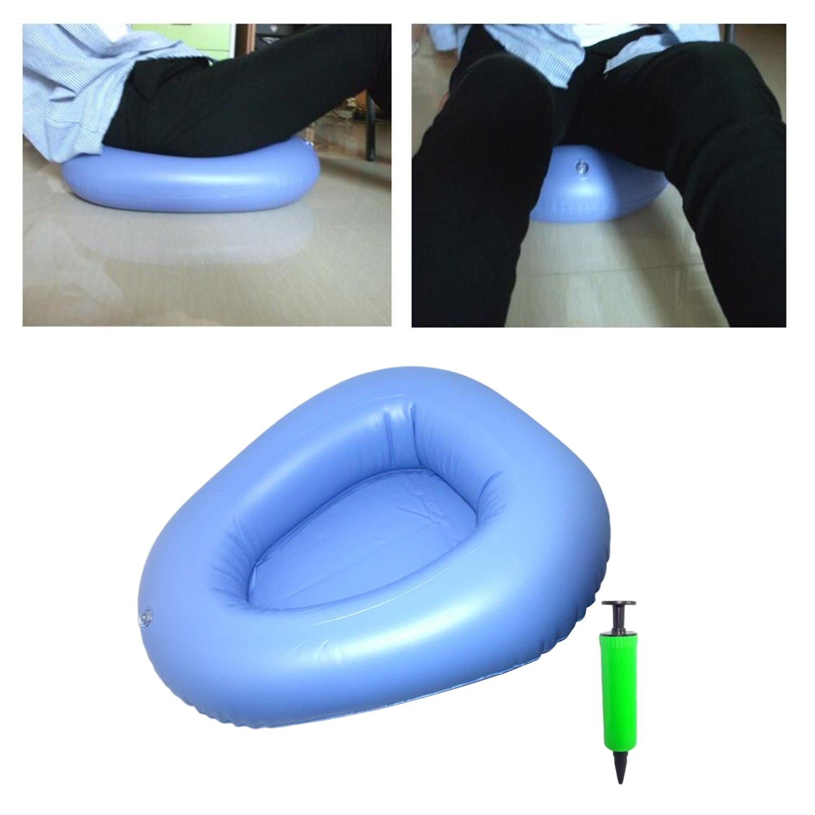 Inflatable Bedpan Portable Urinal Potty for Bathroom Incontinence Elderly