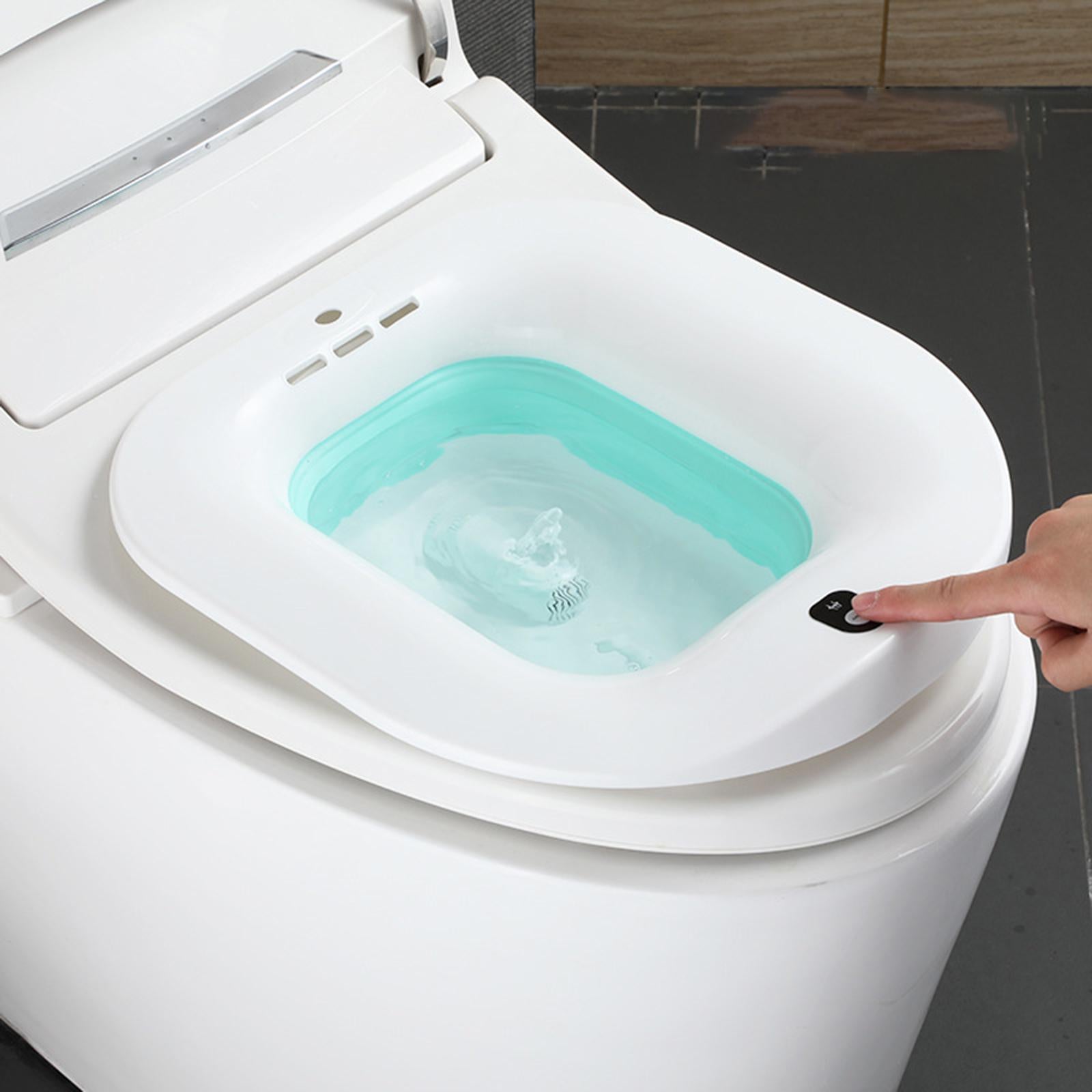 Electric Sitz Bath for Toilet Bidet Folding for Postpartum for Most Toilets