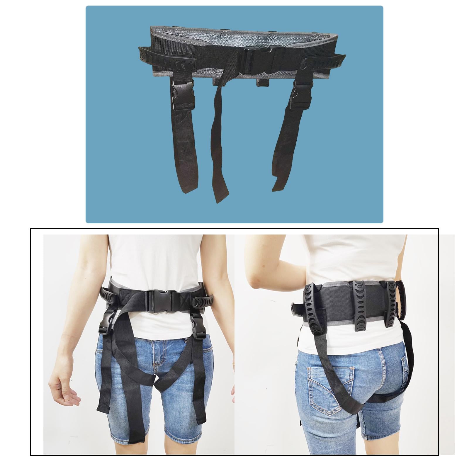 Gait Belt Transfer Belt 5cm Wide Webbing for Disabled Adult Walk Gait Aid