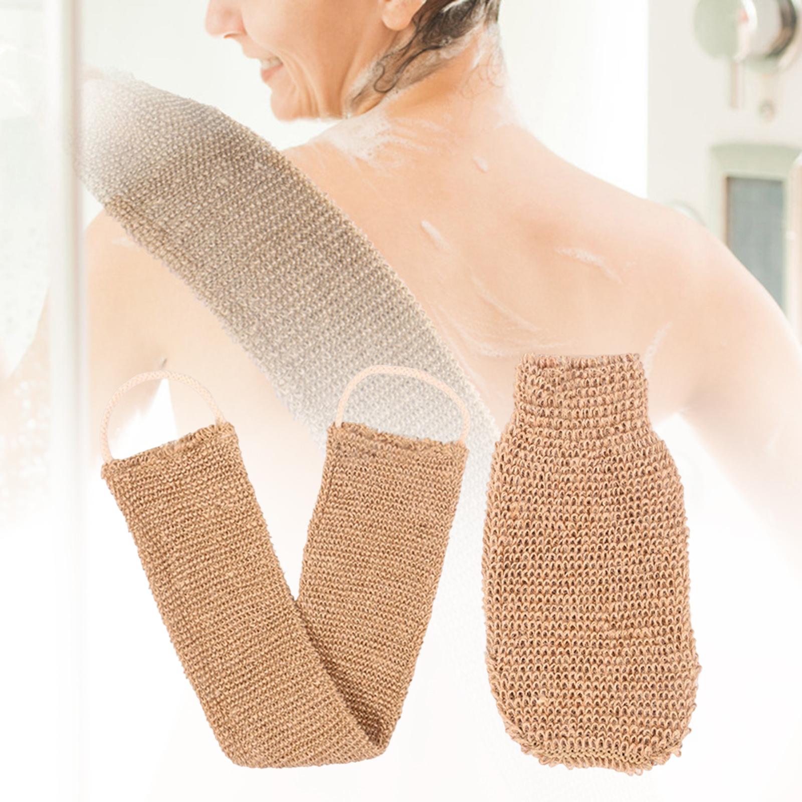 Body Scrubber Strap Back Body Exfoliating Belt for Skin Caring Bathing