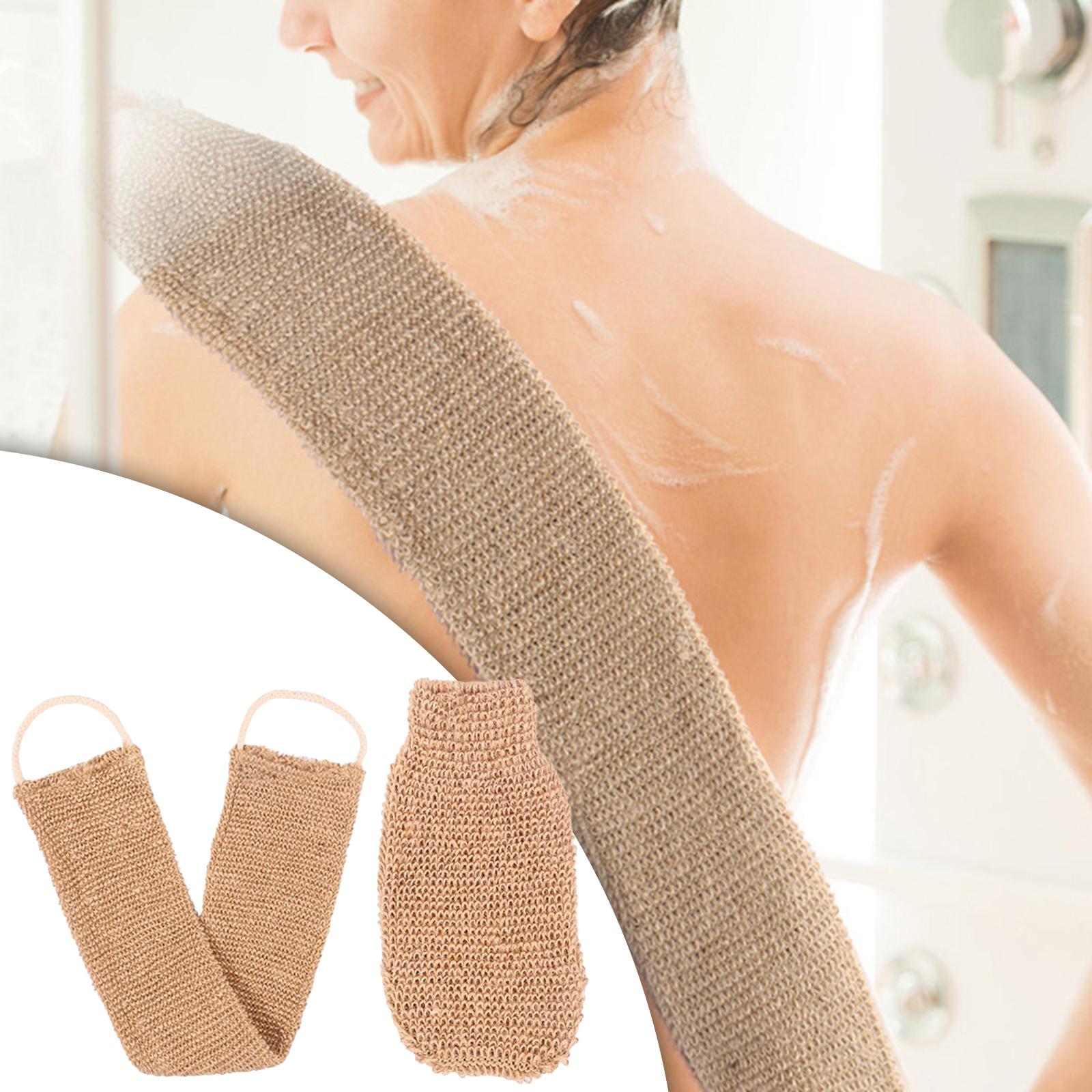 Body Scrubber Strap Back Body Exfoliating Belt for Skin Caring Bathing