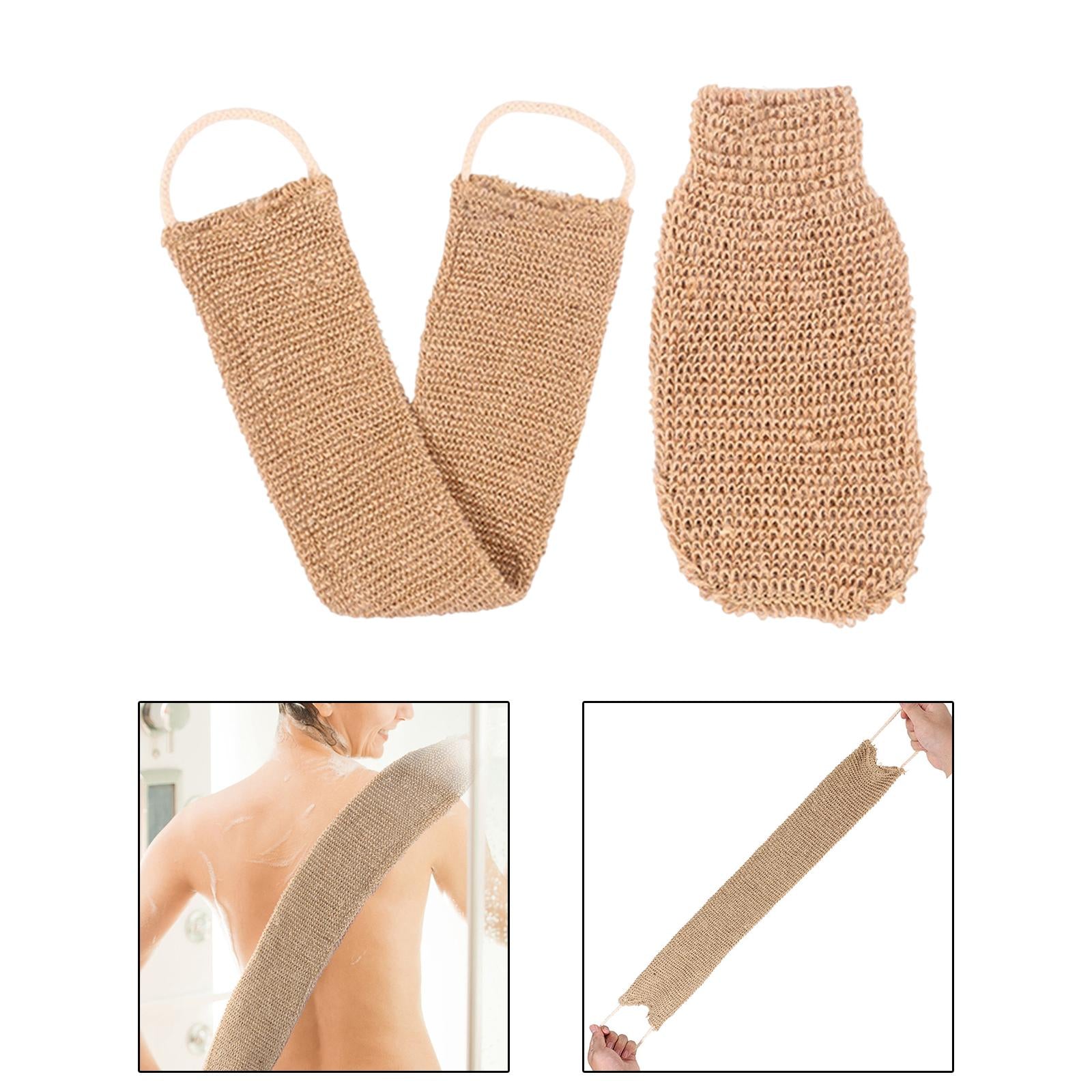 Body Scrubber Strap Back Body Exfoliating Belt for Skin Caring Bathing
