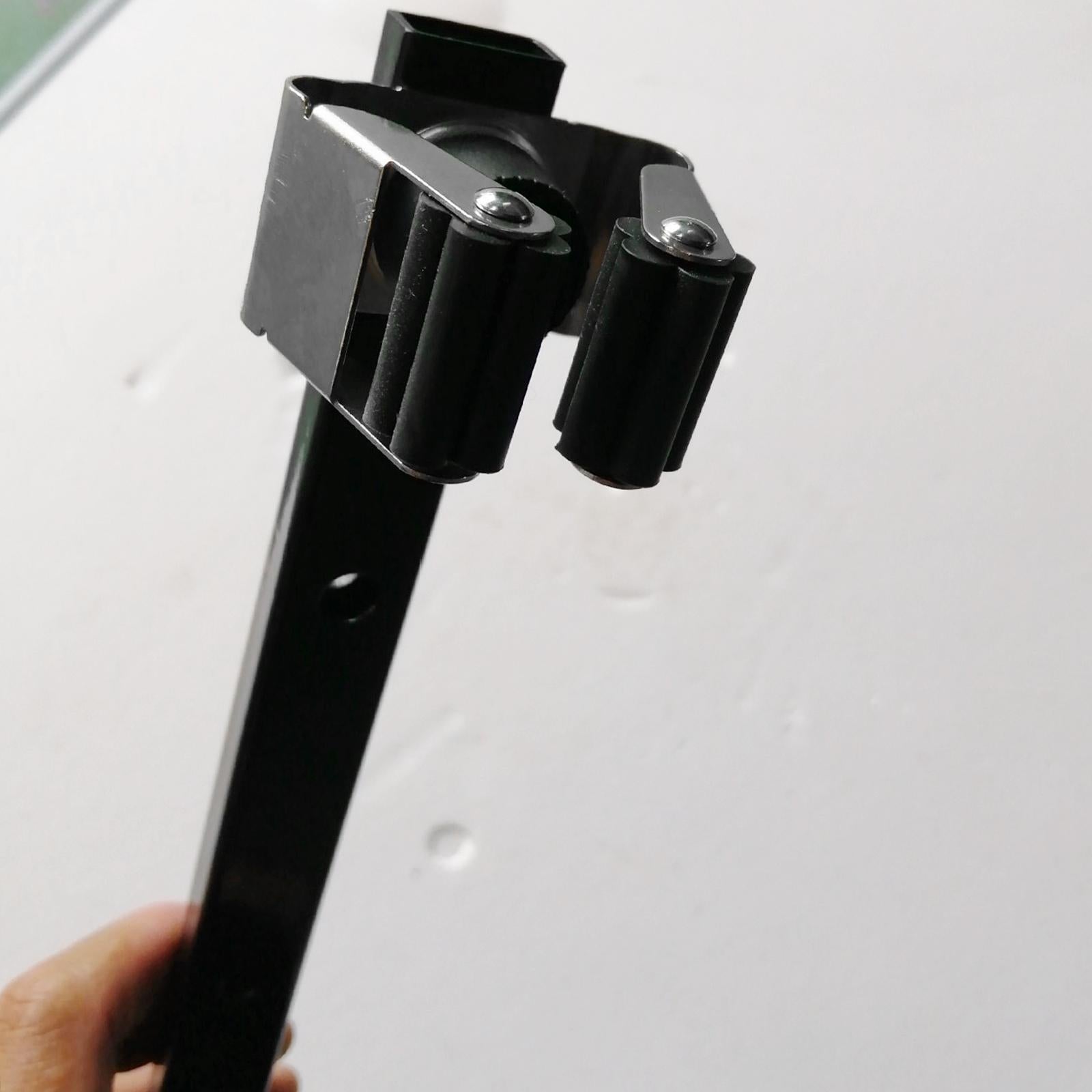 Metal Cane Walking Stick Crutch Holder Bracket for Wheelchairs and Rollators