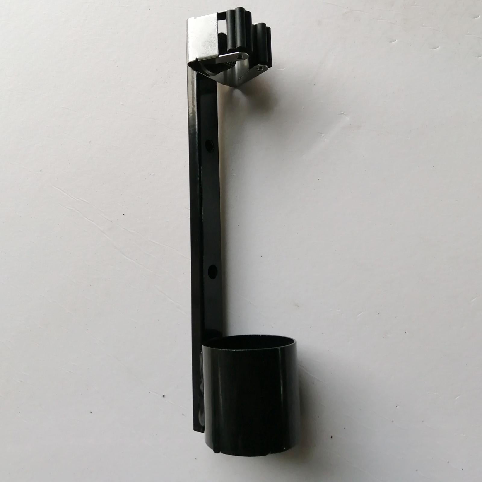 Metal Cane Walking Stick Crutch Holder Bracket for Wheelchairs and Rollators