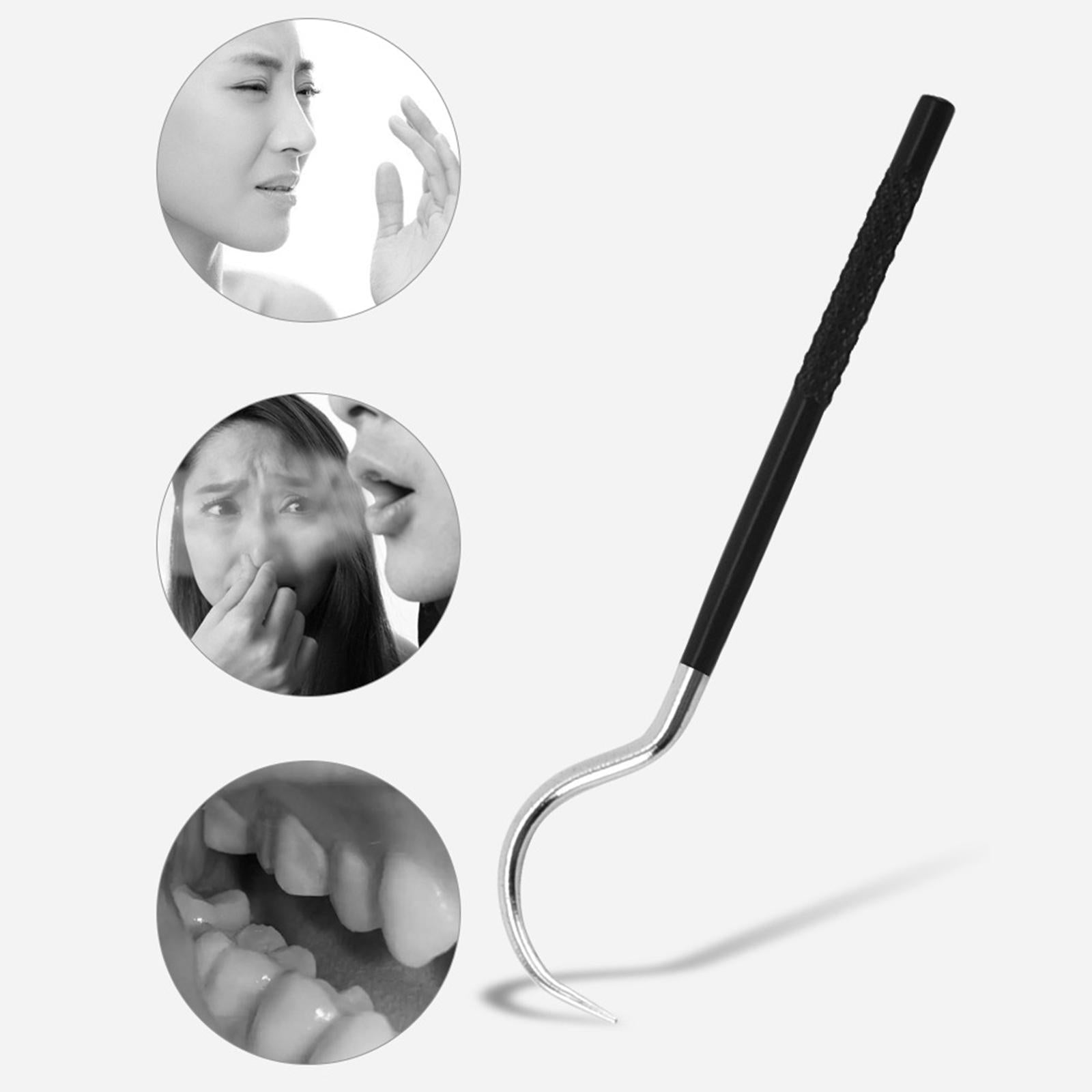5Pcs Stainless Steel Toothpick Kit Oral Cleaning Kit for Outdoor Picnic Silver