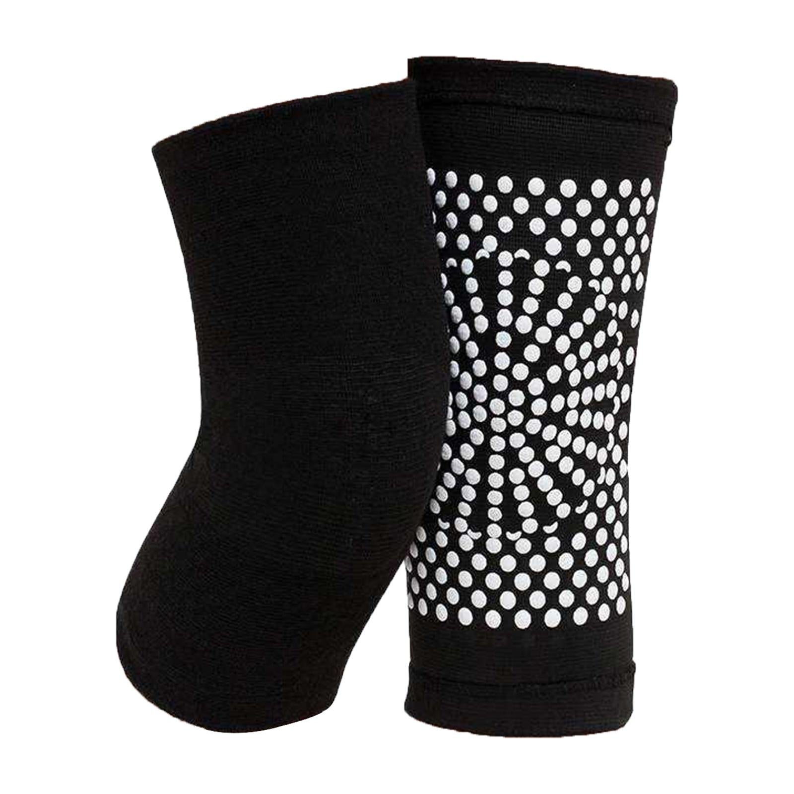 Breathable Knee Braces Pads Knee Support Sleeve for Unisex Running Black M