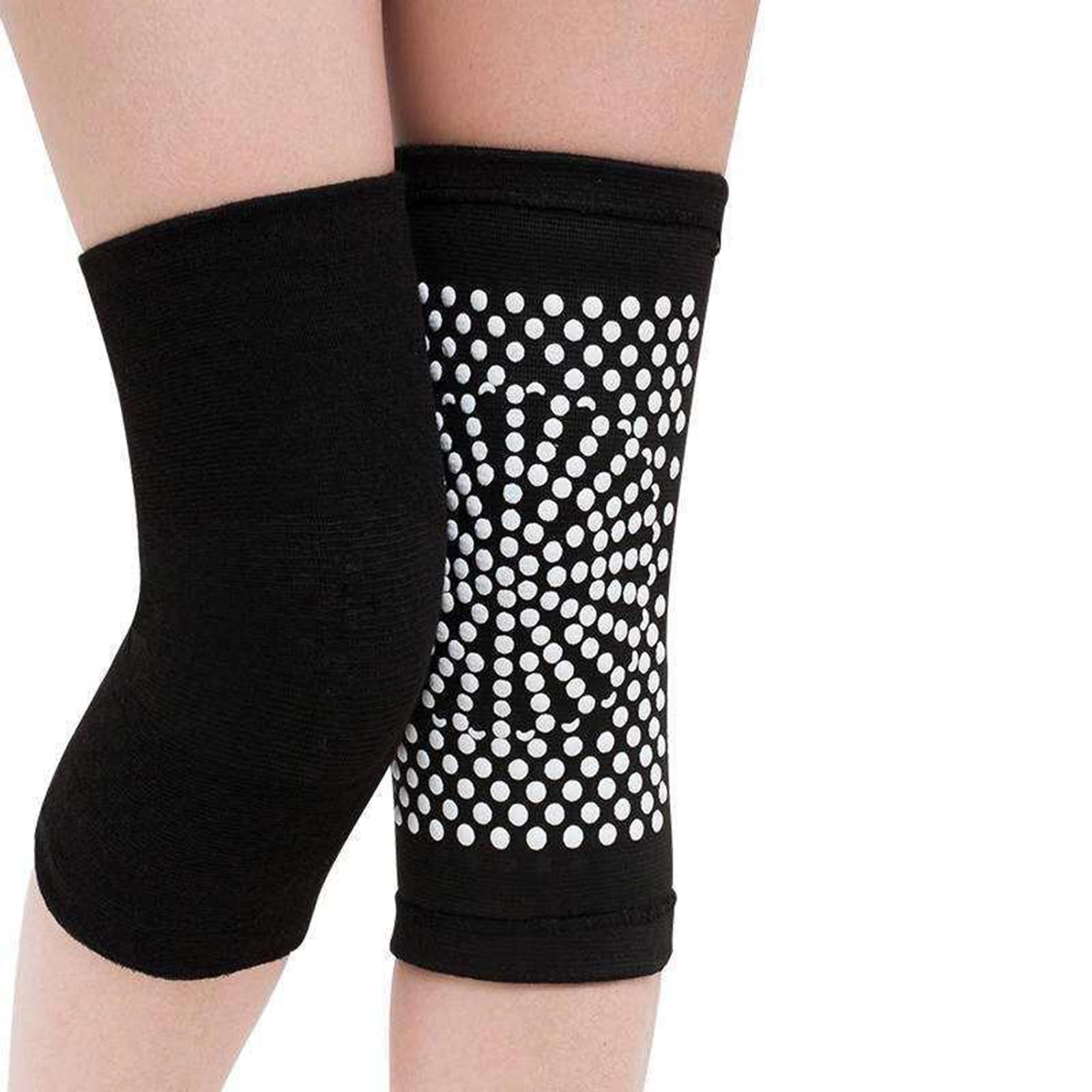 Breathable Knee Braces Pads Knee Support Sleeve for Unisex Running Black M