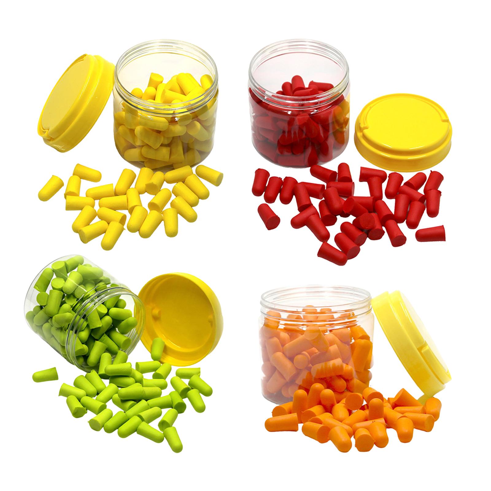 50 Pair Ear Plugs for Sleeping Noise Reduction Foam Earplugs Yellow