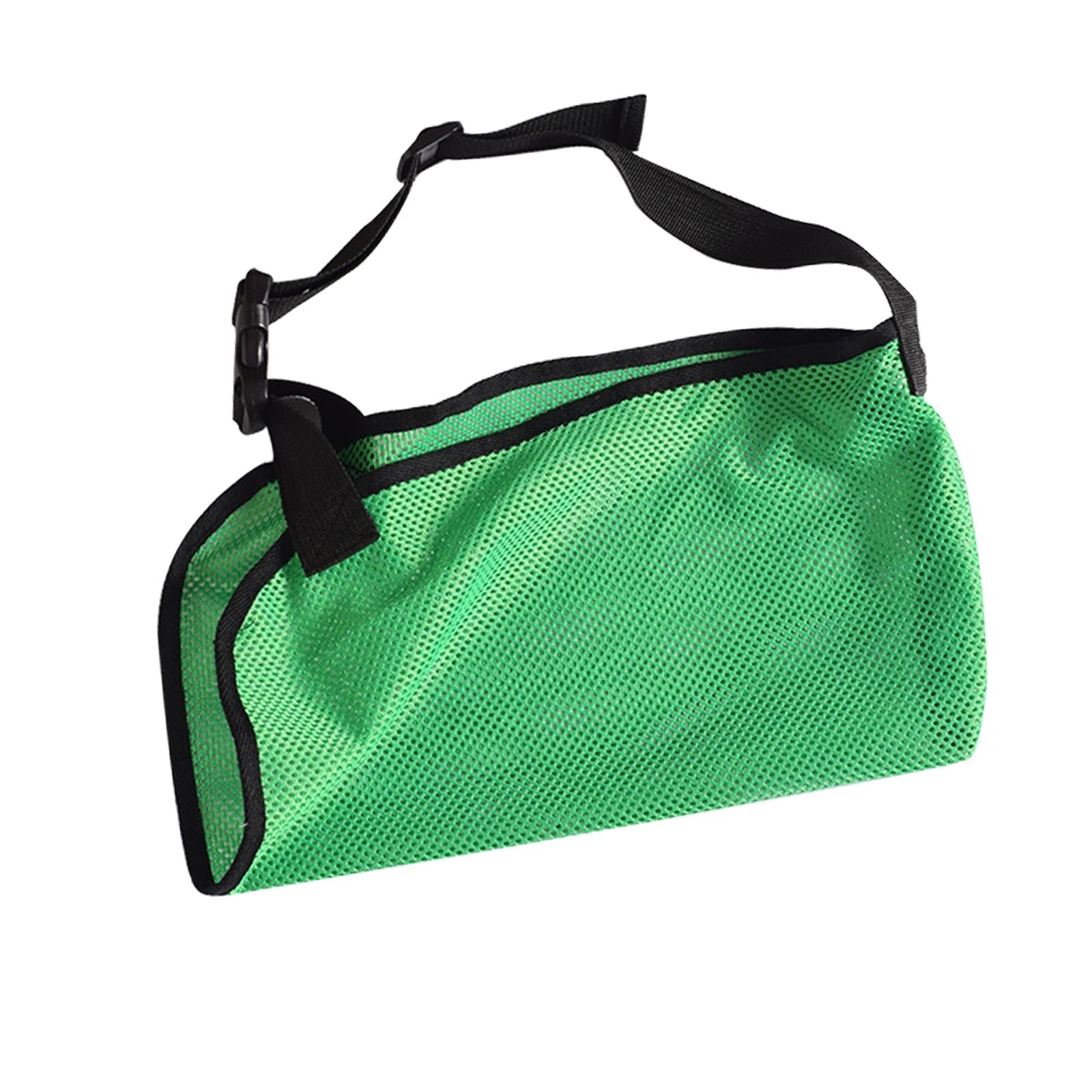 Breathable Arm Sling Breathable Sports brace Shoulder Bathroom Child green