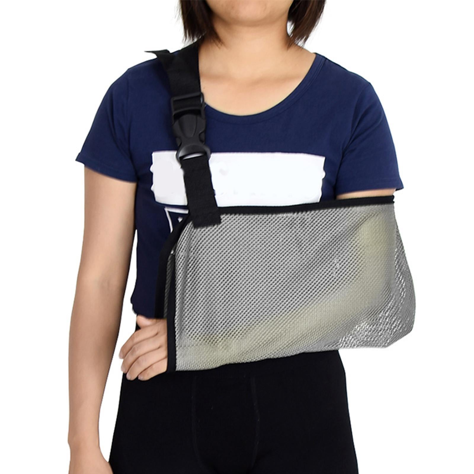Breathable Arm Sling Breathable Sports brace Shoulder Bathroom Child grey