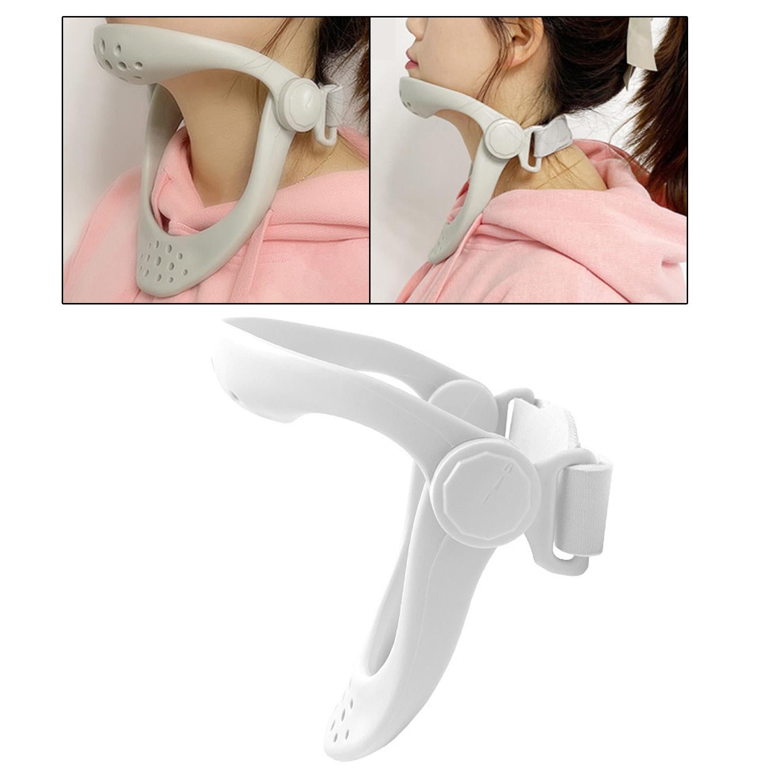 Neck Brace Cervical Traction Device Fixed Bracket Posture Corrector White