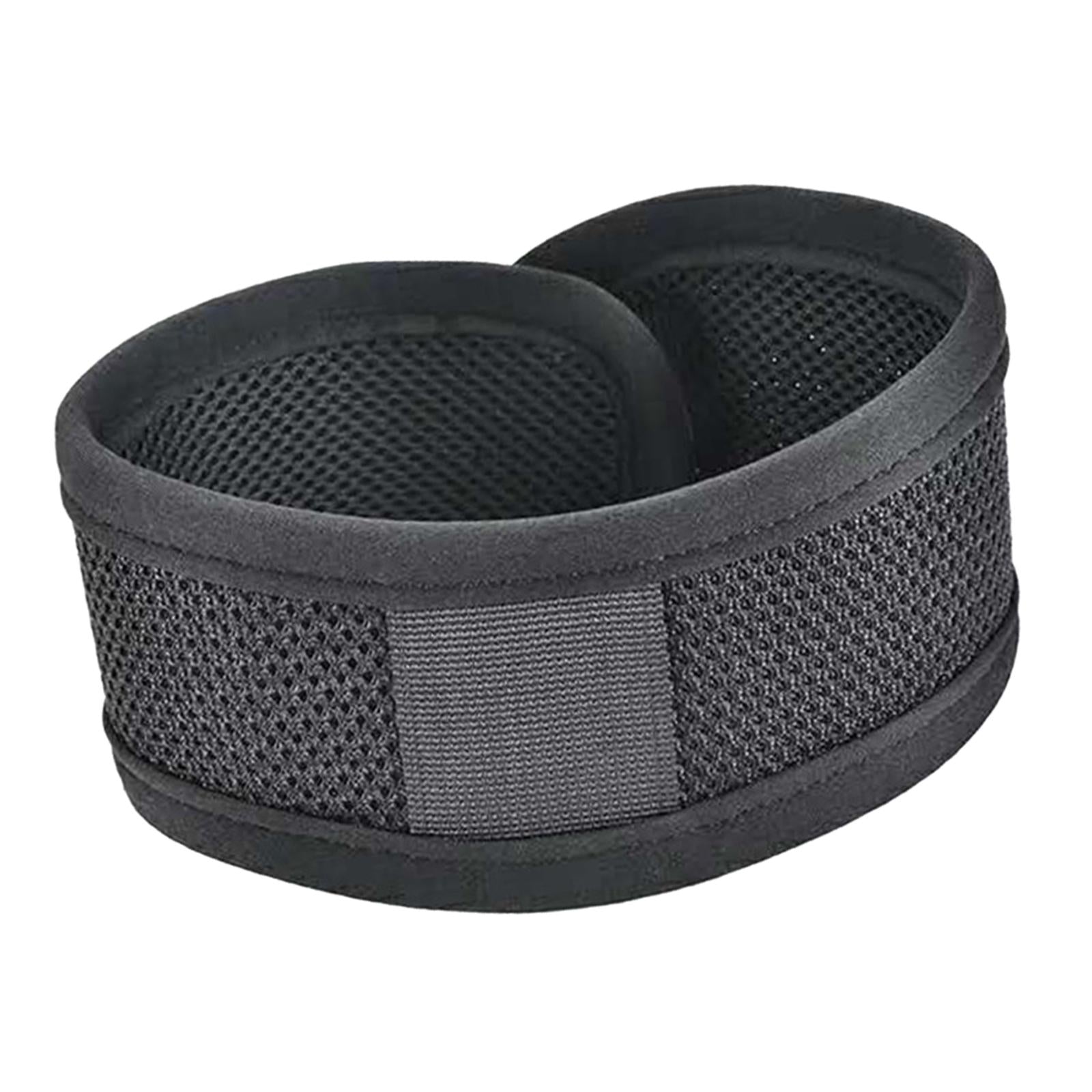Neck Support Brace Strap Cervical Collar Black Breathable Mesh for Women Men