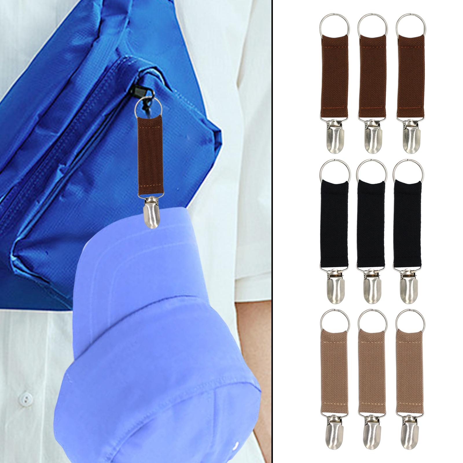 Elastic Hat Clips for Suitcase for Accessory Outdoor Women Light Brown