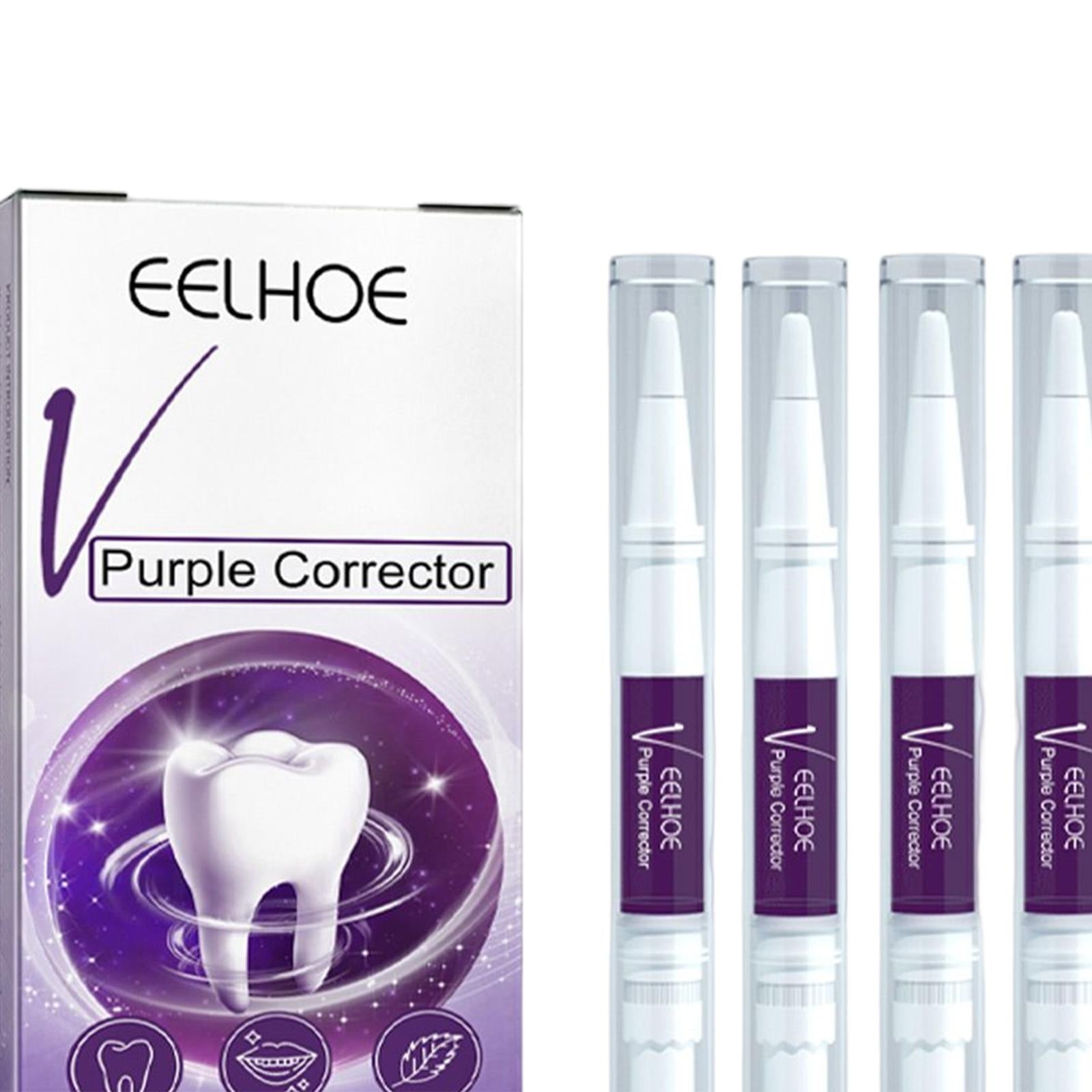 Purple Toothpaste Cleaning Pen Cleaner for Driving 4pcs