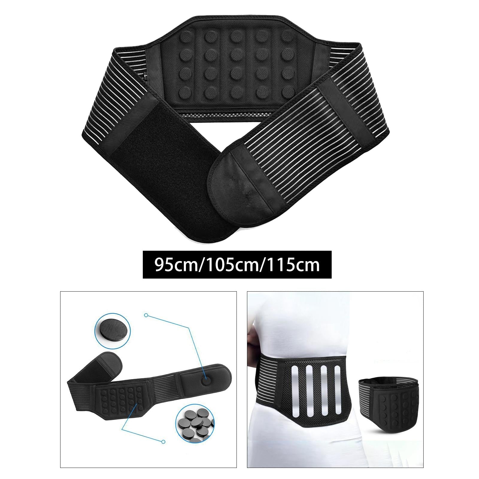 Magnetic Waist Protection Belt Breathable Adjustable M