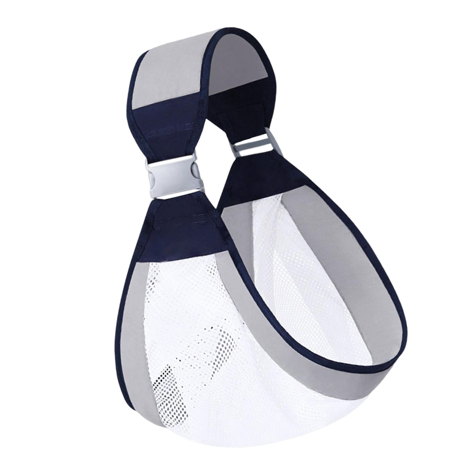 Baby Carrier Infant Carrier Slings Adjustable Sturdy Mesh Infant Wrap Gray