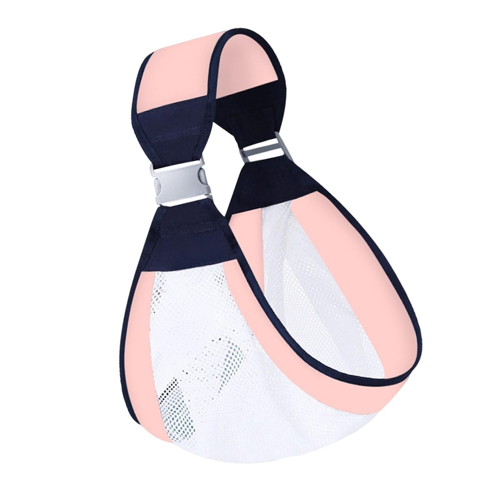 Baby Carrier Infant Carrier Slings Adjustable Sturdy Mesh Infant Wrap Pink