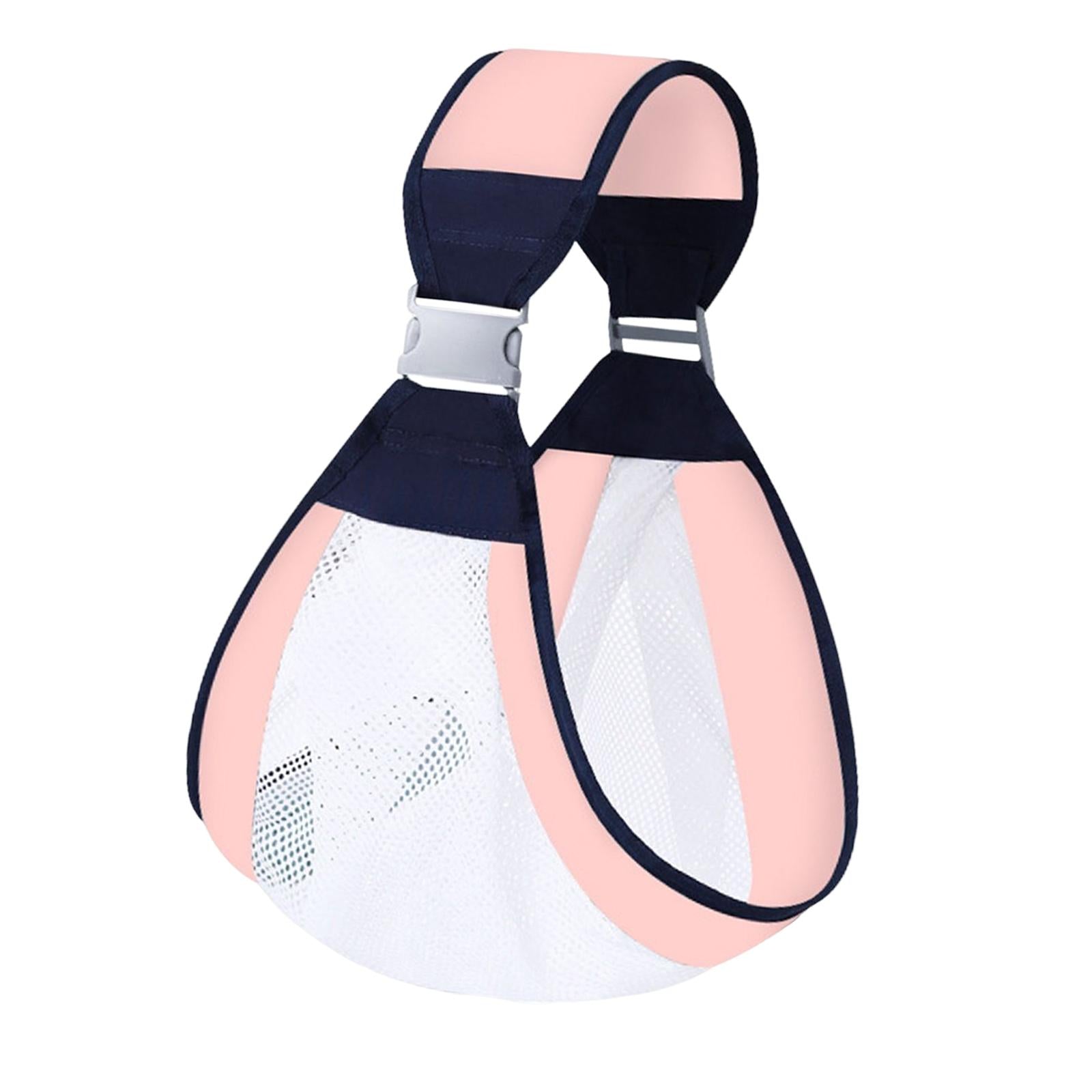 Baby Carrier Infant Carrier Slings Adjustable Sturdy Mesh Infant Wrap Pink
