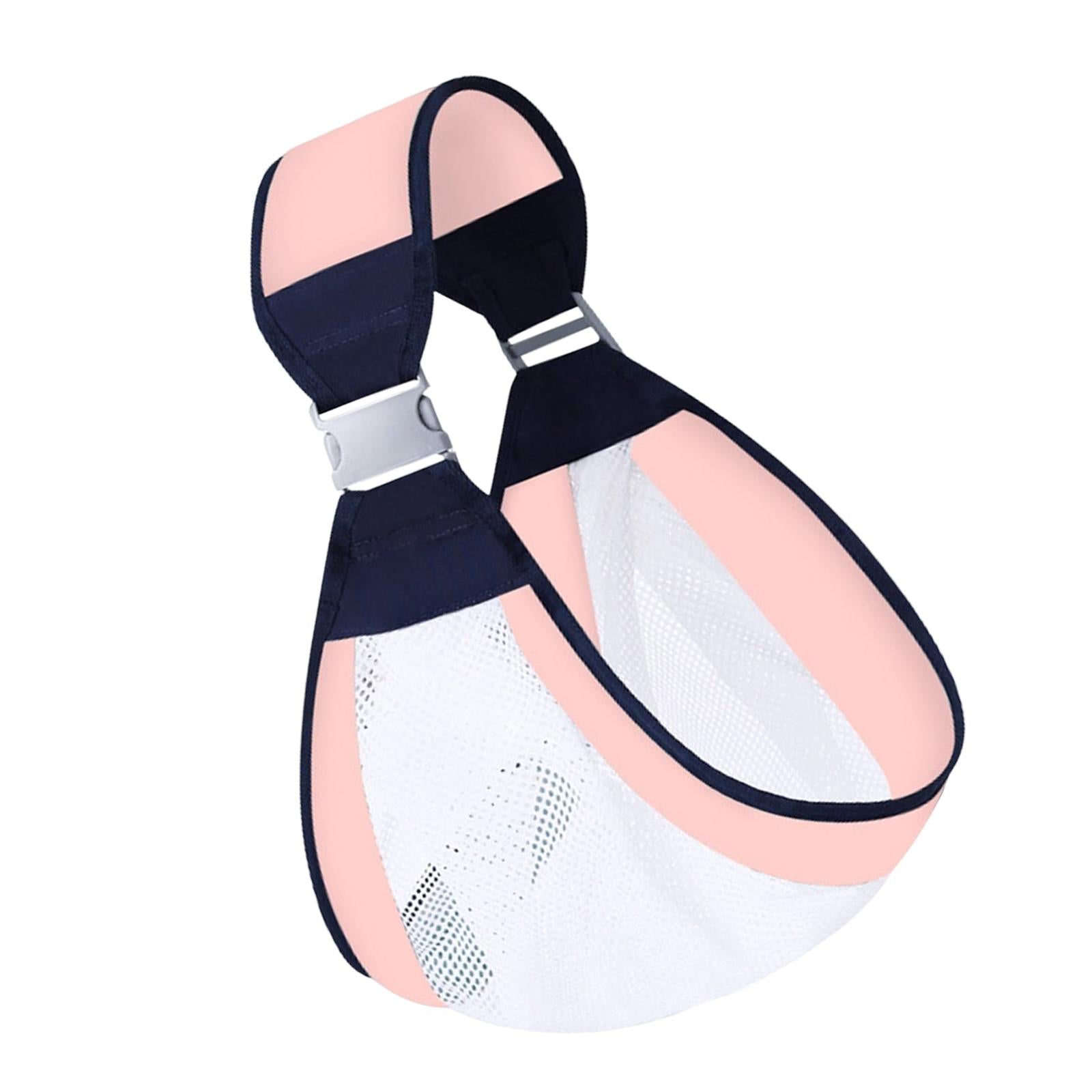 Baby Carrier Infant Carrier Slings Adjustable Sturdy Mesh Infant Wrap Pink