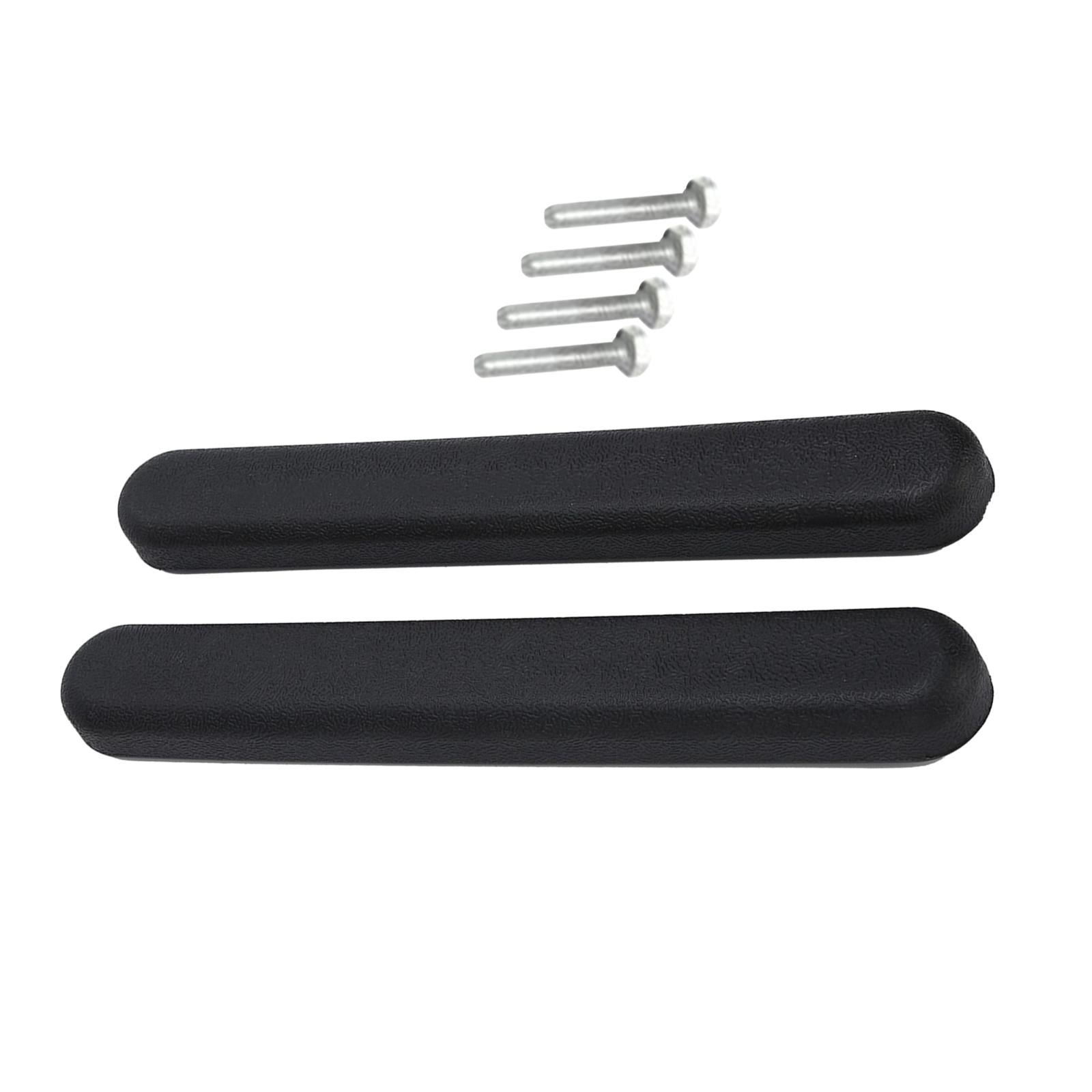 2 Pcs Wheelchair Armrests Pad Accessory with Screws 12inch Armrest Covers