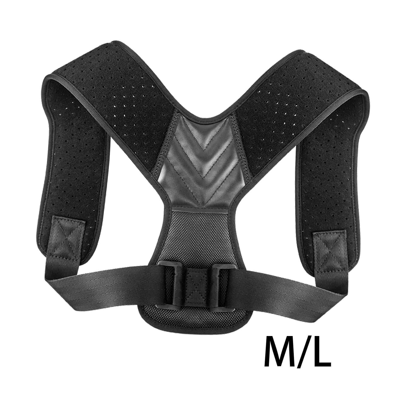Posture Corrector Straightener Support Upper Back Belt for Rack M