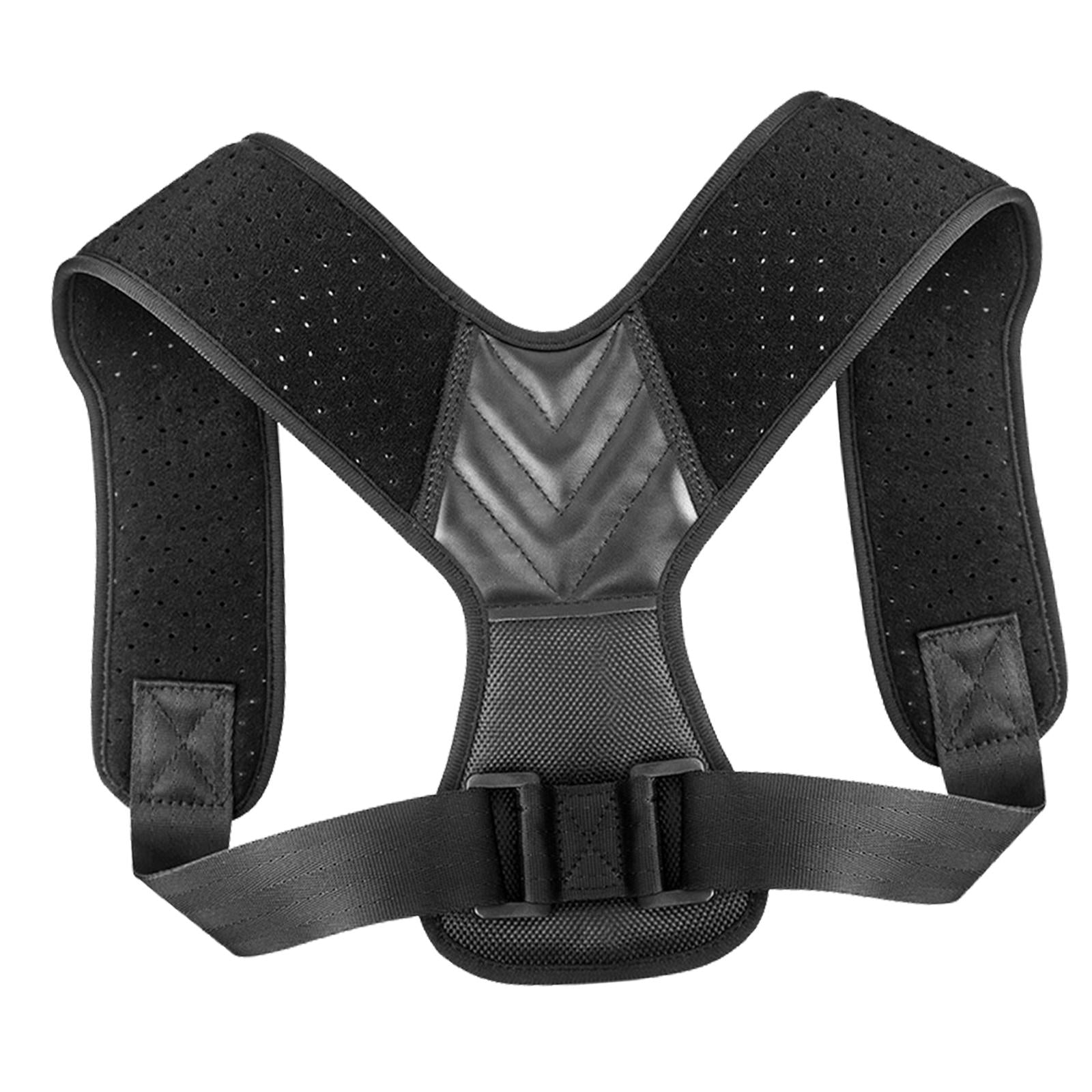 Posture Corrector Straightener Support Upper Back Belt for Rack M