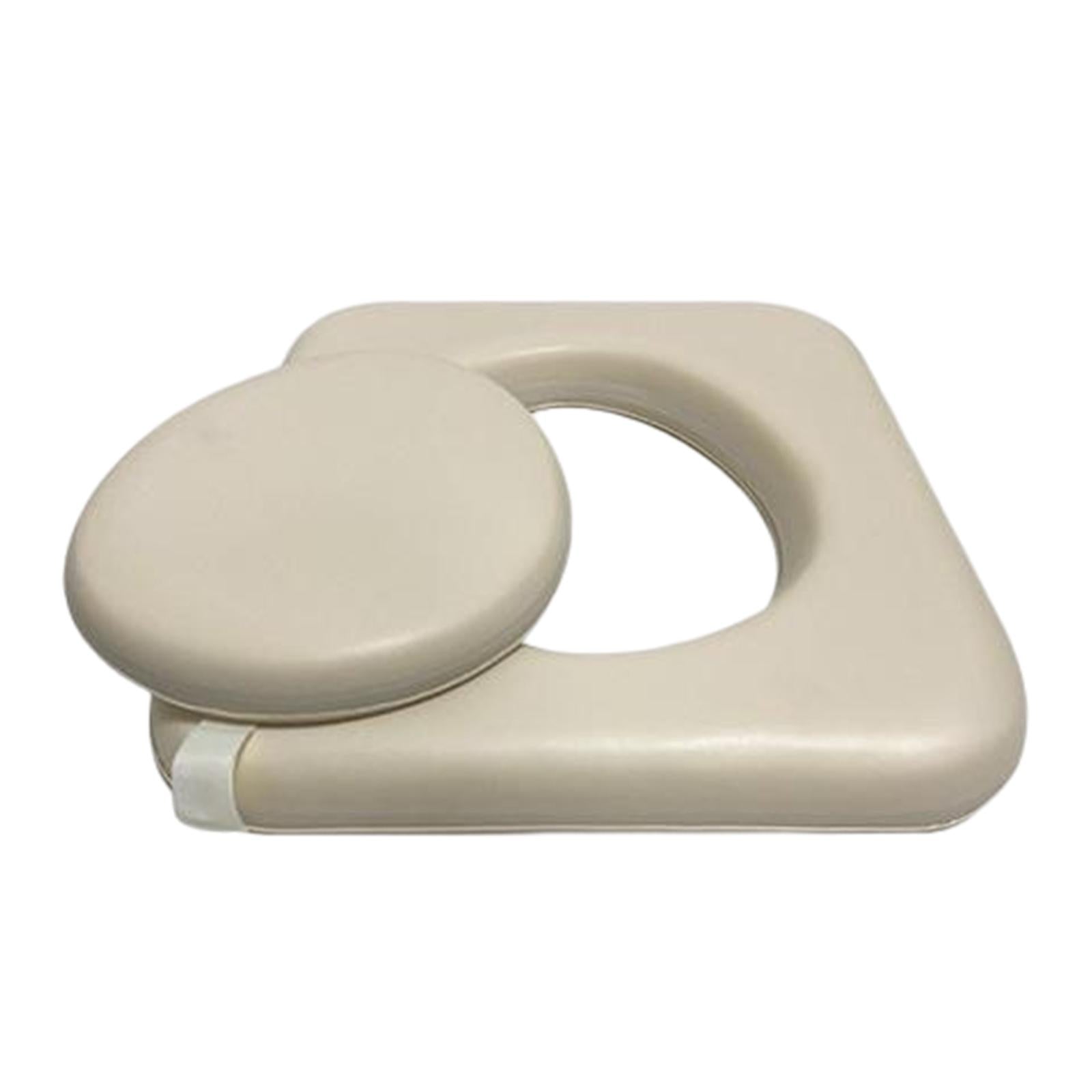 Commode Seat Cushion Toilet Cushion Removable Soft Waterproof for Elderly