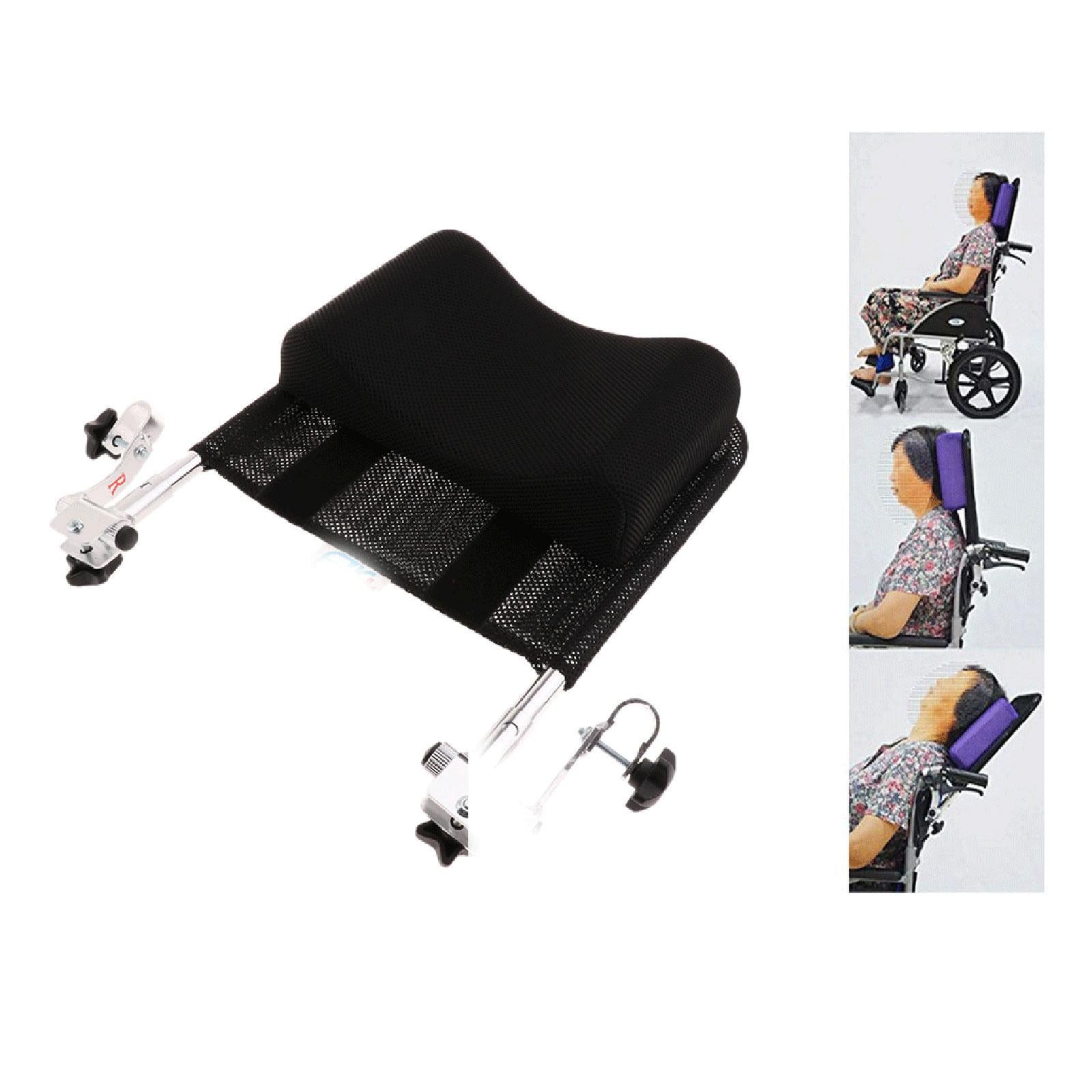 Wheelchair Headrest Backrest Neck Support Adjustable for Outside Travel