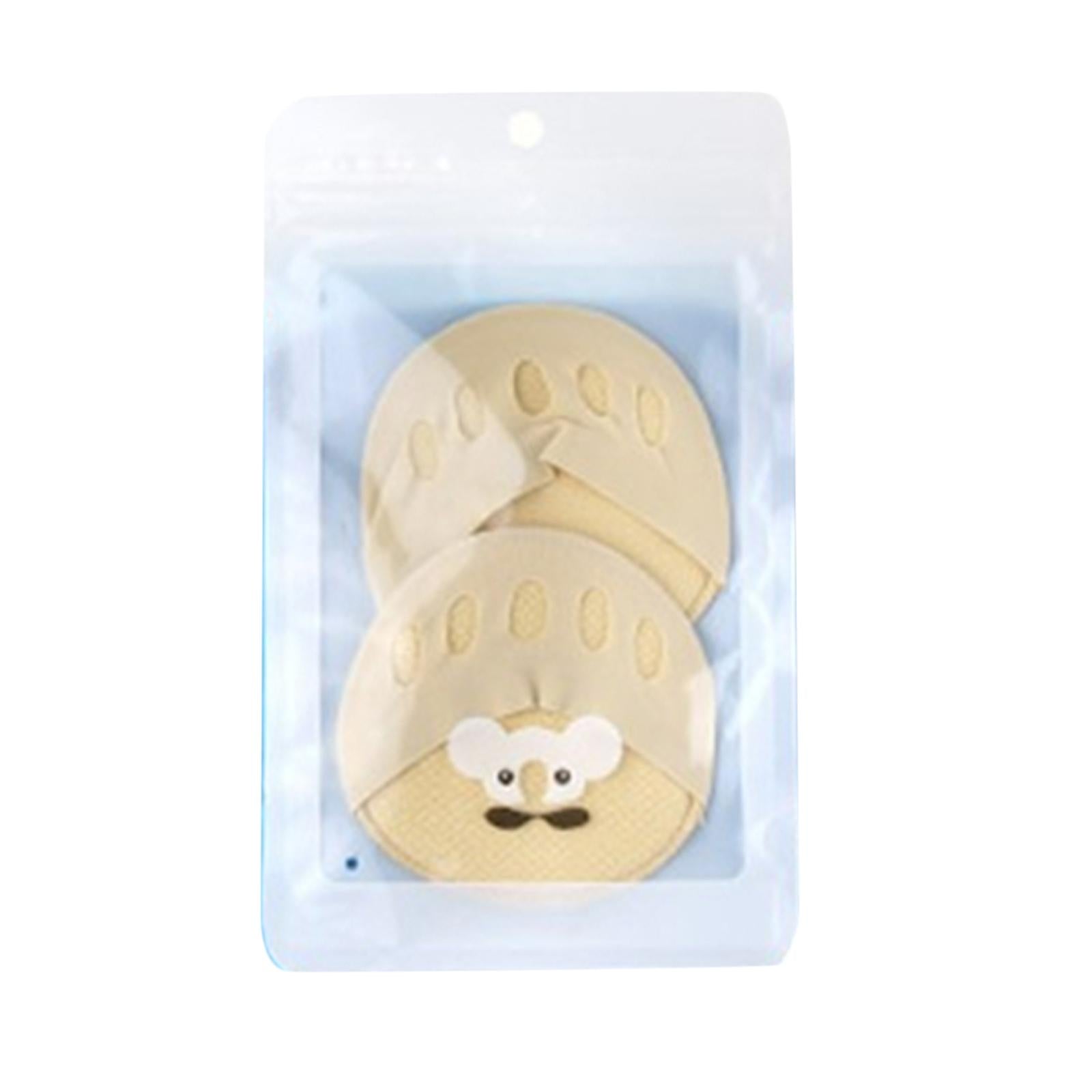 five toe Forefoot Pads Breathable Invisible Socks Metatarsal Pads Foot Pads Beige