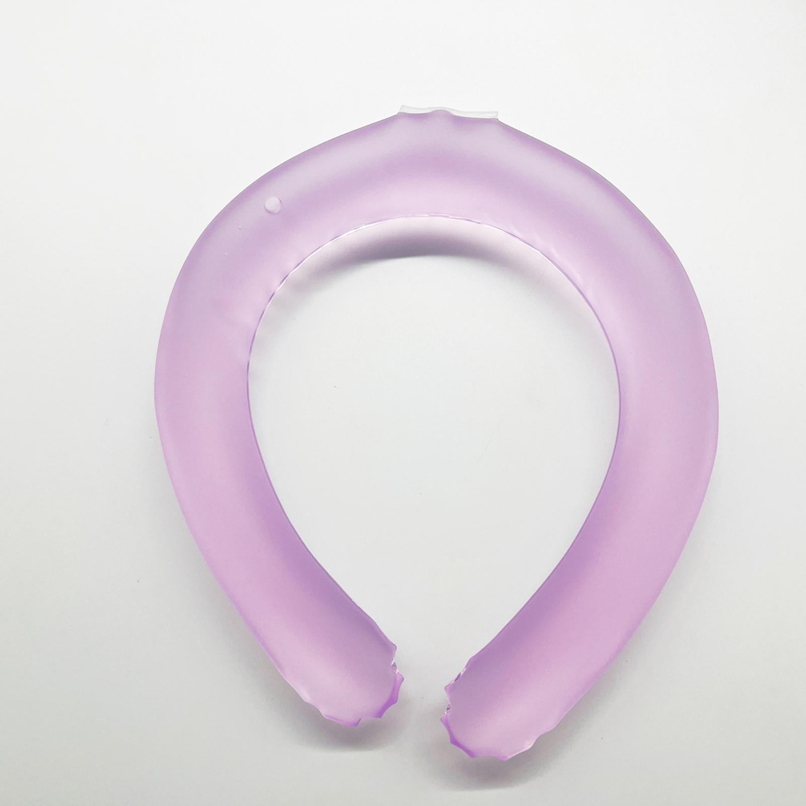 Neck Cooling Tube Heat Dissipation Cooler for Hiking Cycling Jogging Pink