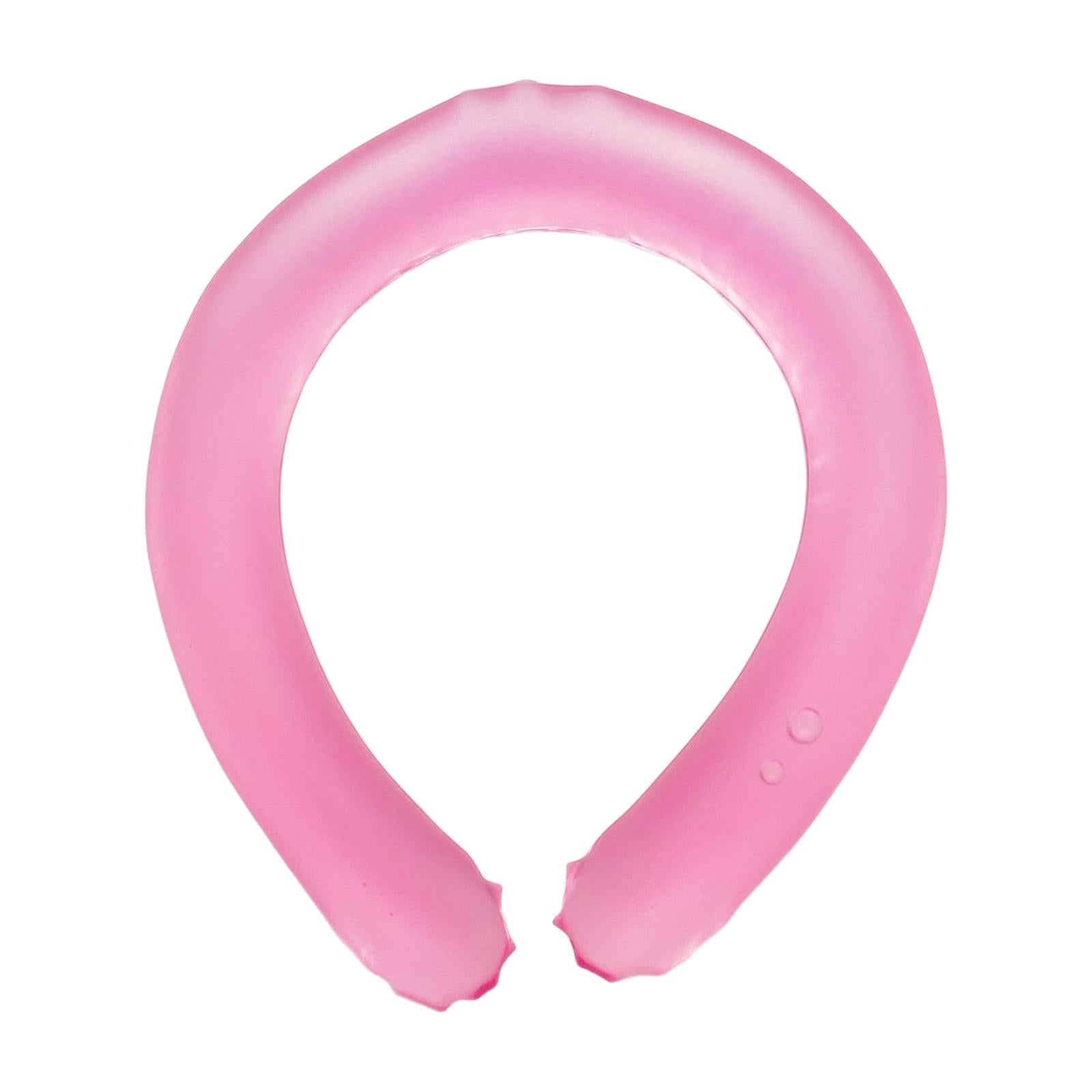 Neck Cooling Tube Heat Dissipation Cooler for Hiking Cycling Jogging Pink