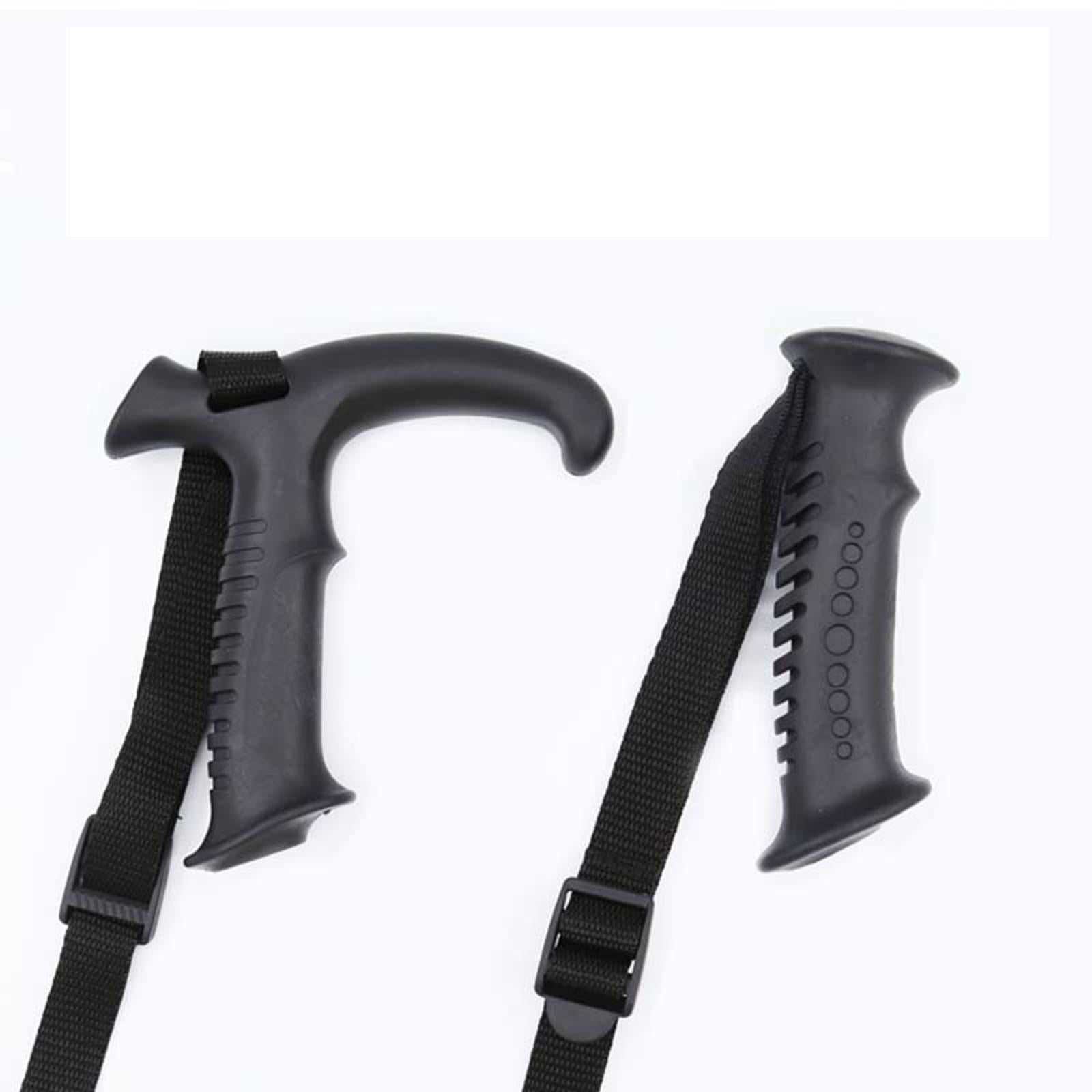 Walking Sticks Cane Hiking Pole Grip Trekking Poles Head Straight Dia 20mm