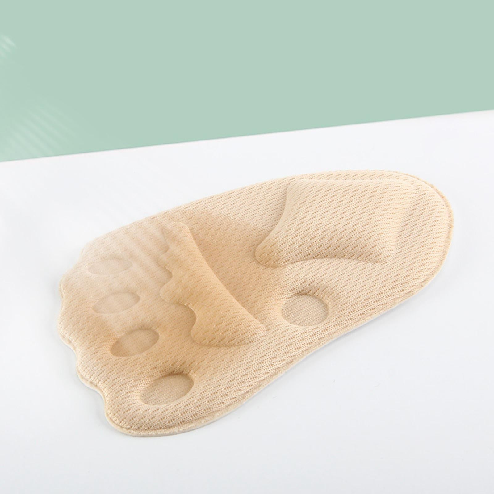 5Pair High Heel Cushion Inserts Metatarsal Pads Soft Forefoot Cushions Beige