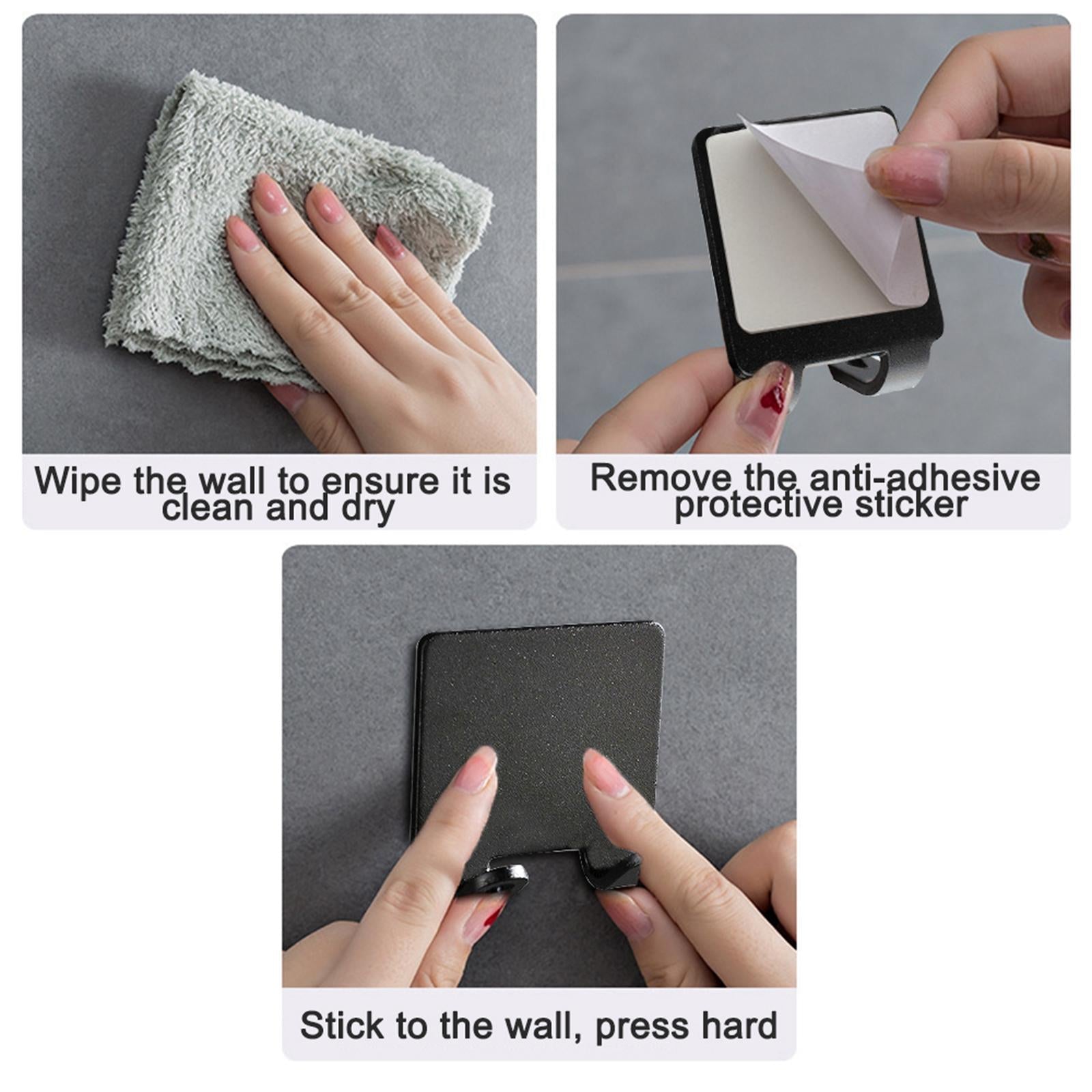Self Adhesive Hooks Organizer Waterproof Holder for Bedroom Parlor Hat