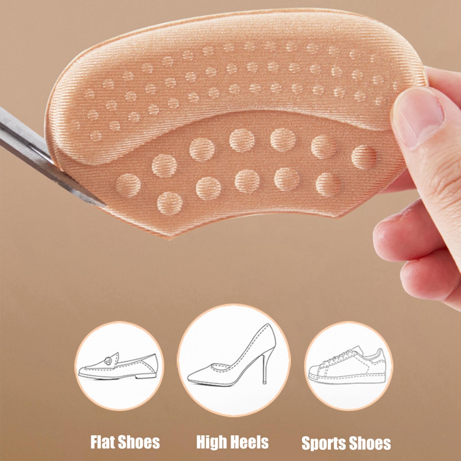 High Heels Cushion Pads Soft Reusable Sneakers for Ladies Shoe Beige