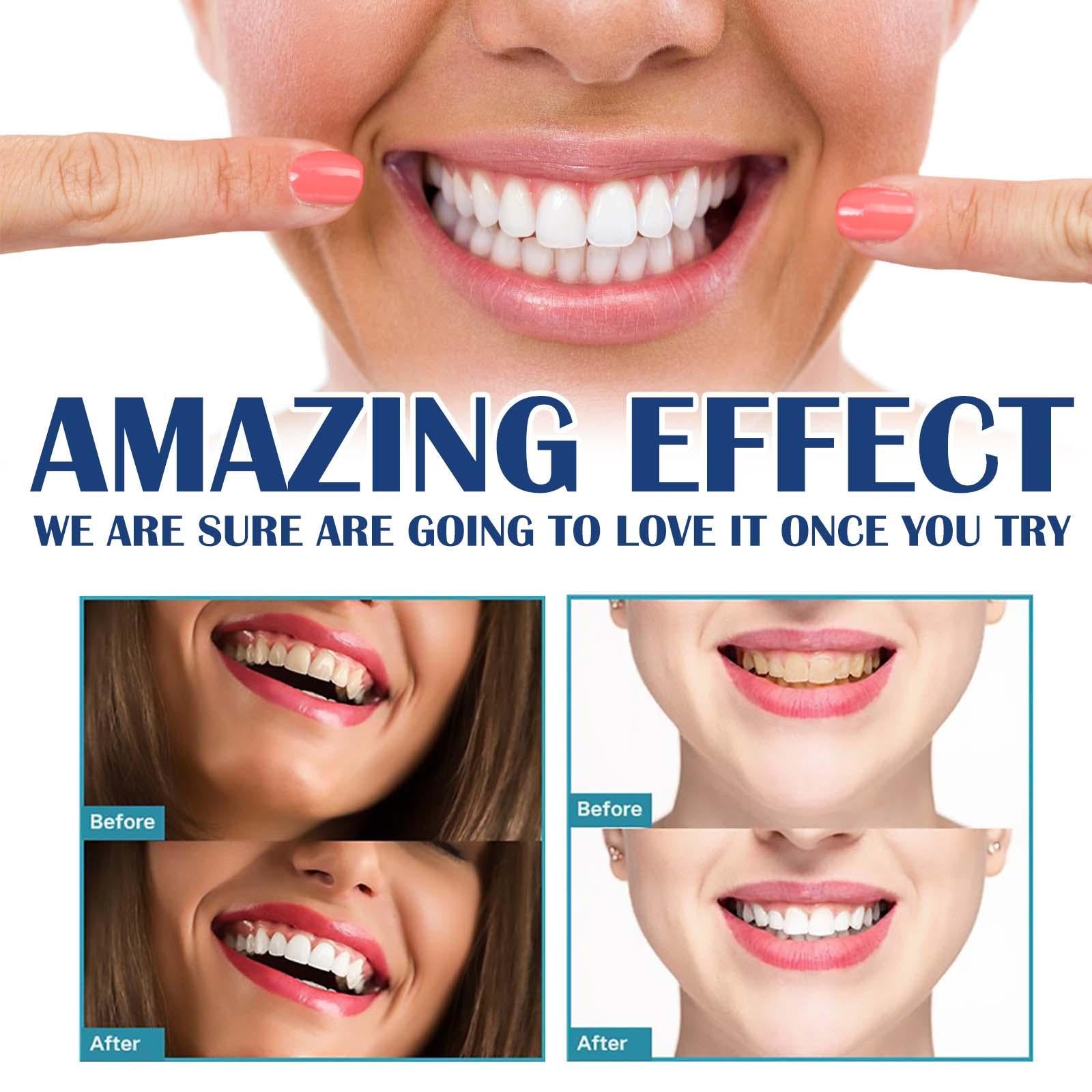 Tooth Whitening Paint Reduce Yellowing Cleaning for Travel Brightening